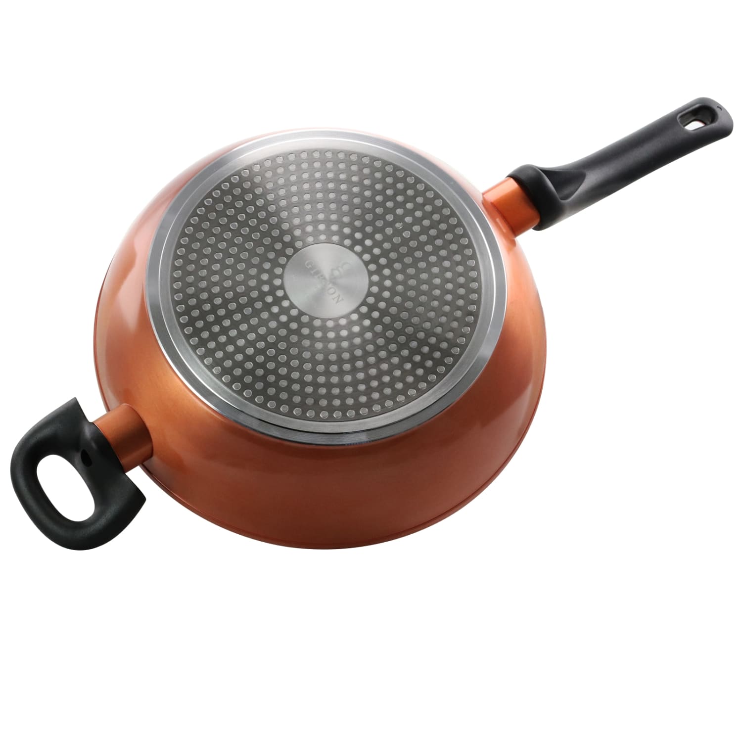 Gibson Home Cuisine Stainless Steel Non-Stick Saute Pan, 3 Qt, Copper - Image 5