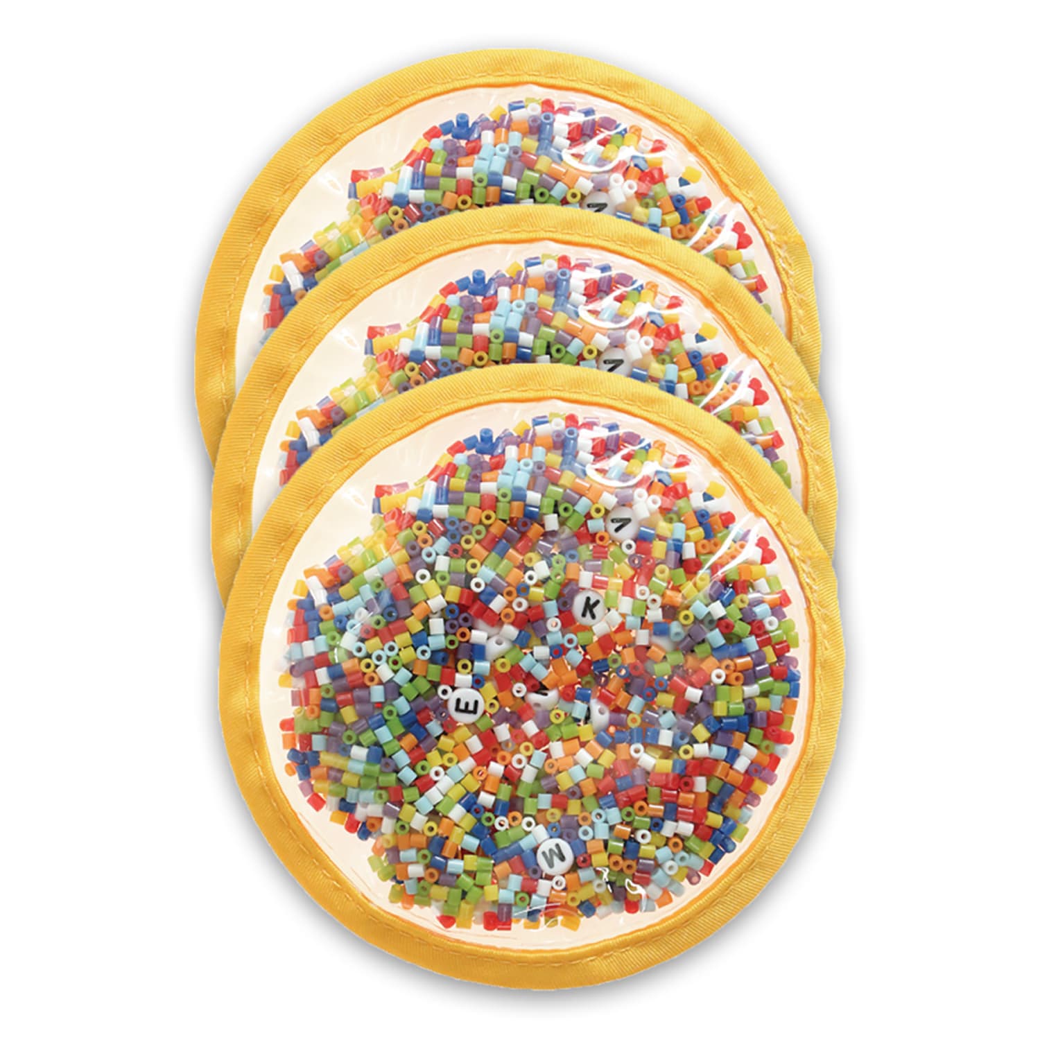 Sensory Playtivity Hidden Stuff Sensory Discs, 5in, Fine Motor, Pack Of 3 Discs