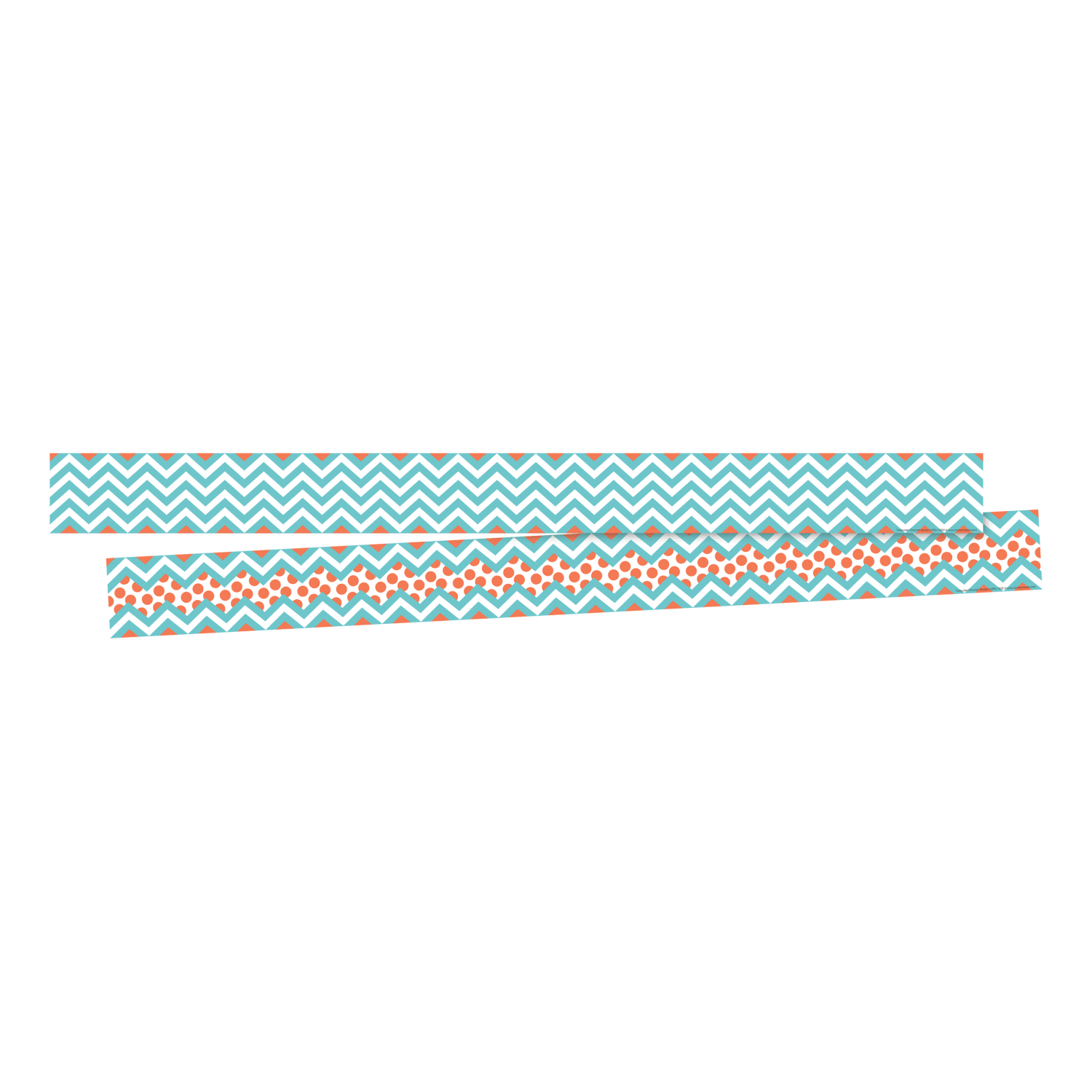 Barker Creek Chevron Double-Sided 6-Design Borders, 3in x 35in, 12 Strips Per Pack, Set Of 6 Packs - Image 4
