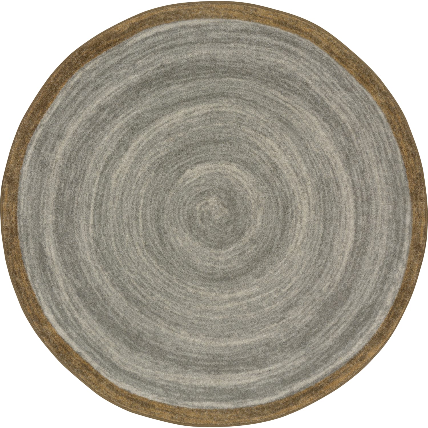 Joy Carpets Feeling Natural Kids Round Area Rug, 7-29/50ft x 7-29/50ft, Stone - Image 3
