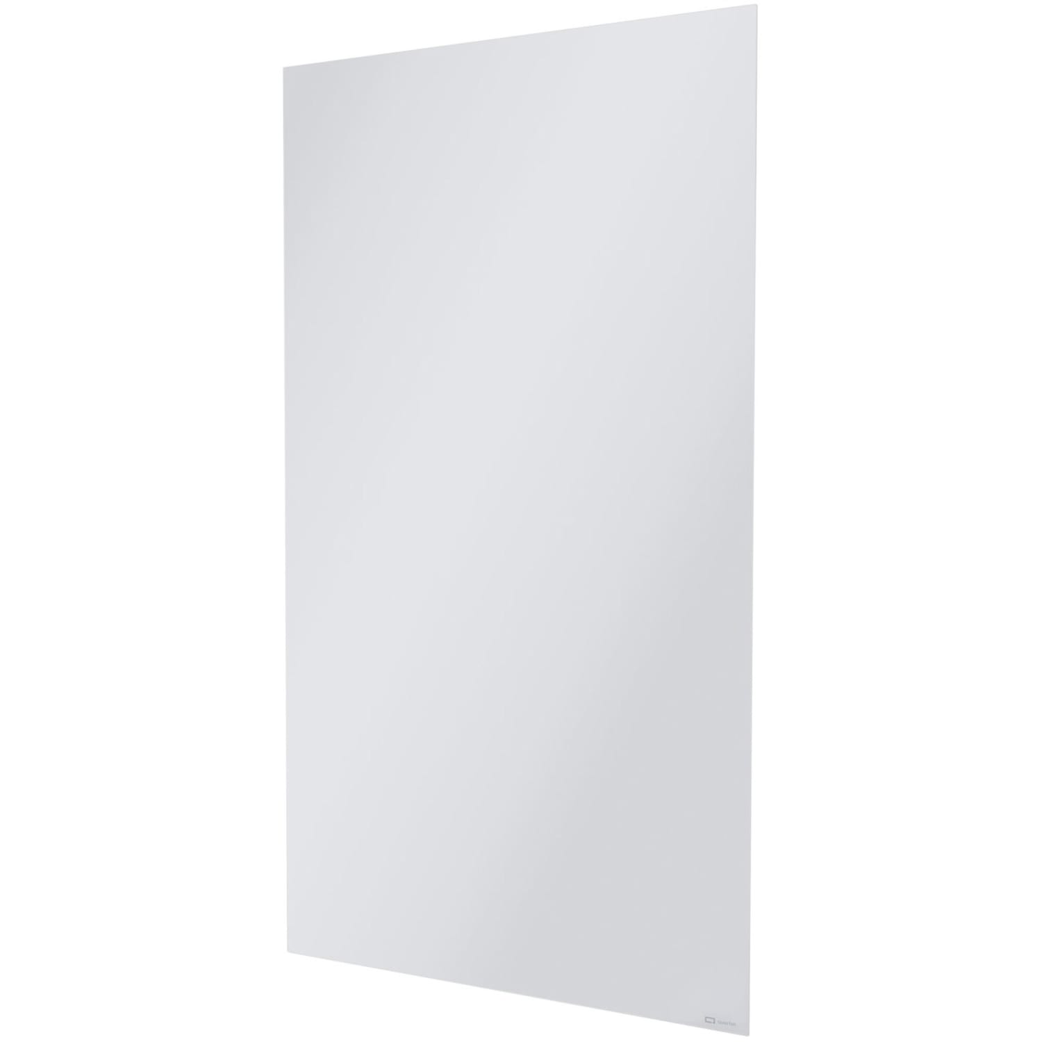 Quartet InvisaMount Vertical Glass Dry-Erase Board - 48x85 - 85in (7.1 ft) Width x 48in (4 ft) Height - White Glass Surface - Rectangle - Vertical - Magnetic - 1 Each - Image 4