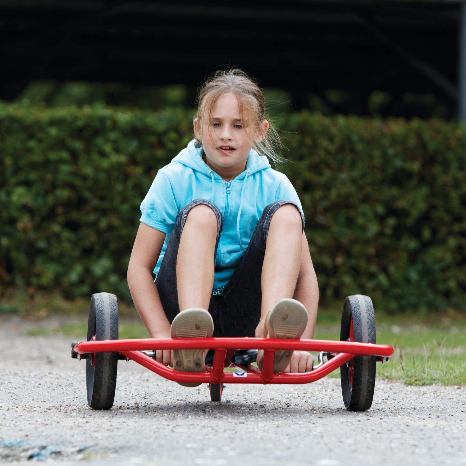 Winther Swingcart, For Ages 6-12, 30 13/16inH x 11 5/16inW x 35inD, Red - Image 4