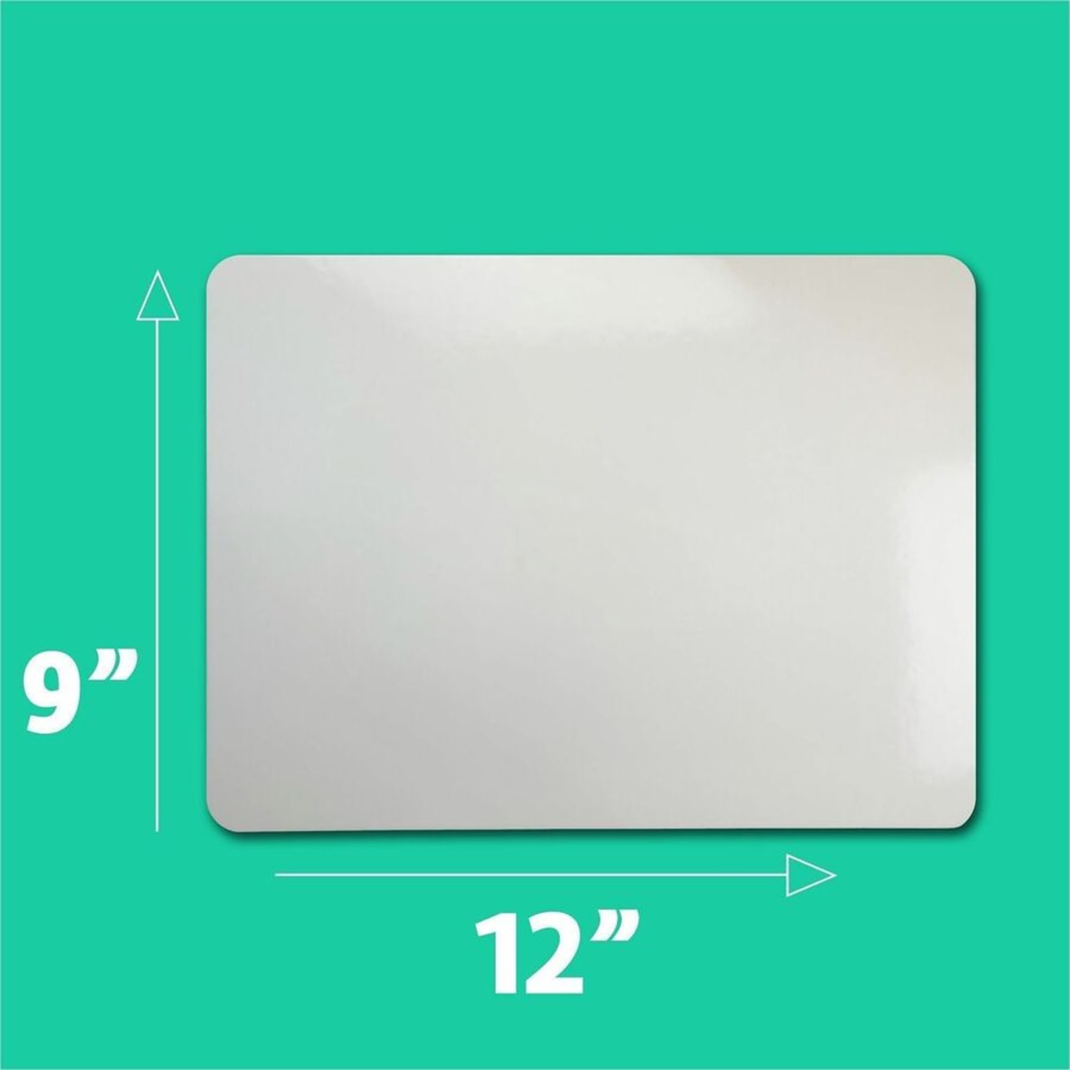 Flipside Magnetic Dry-Erase Board, 9in x 12in, White - Image 5