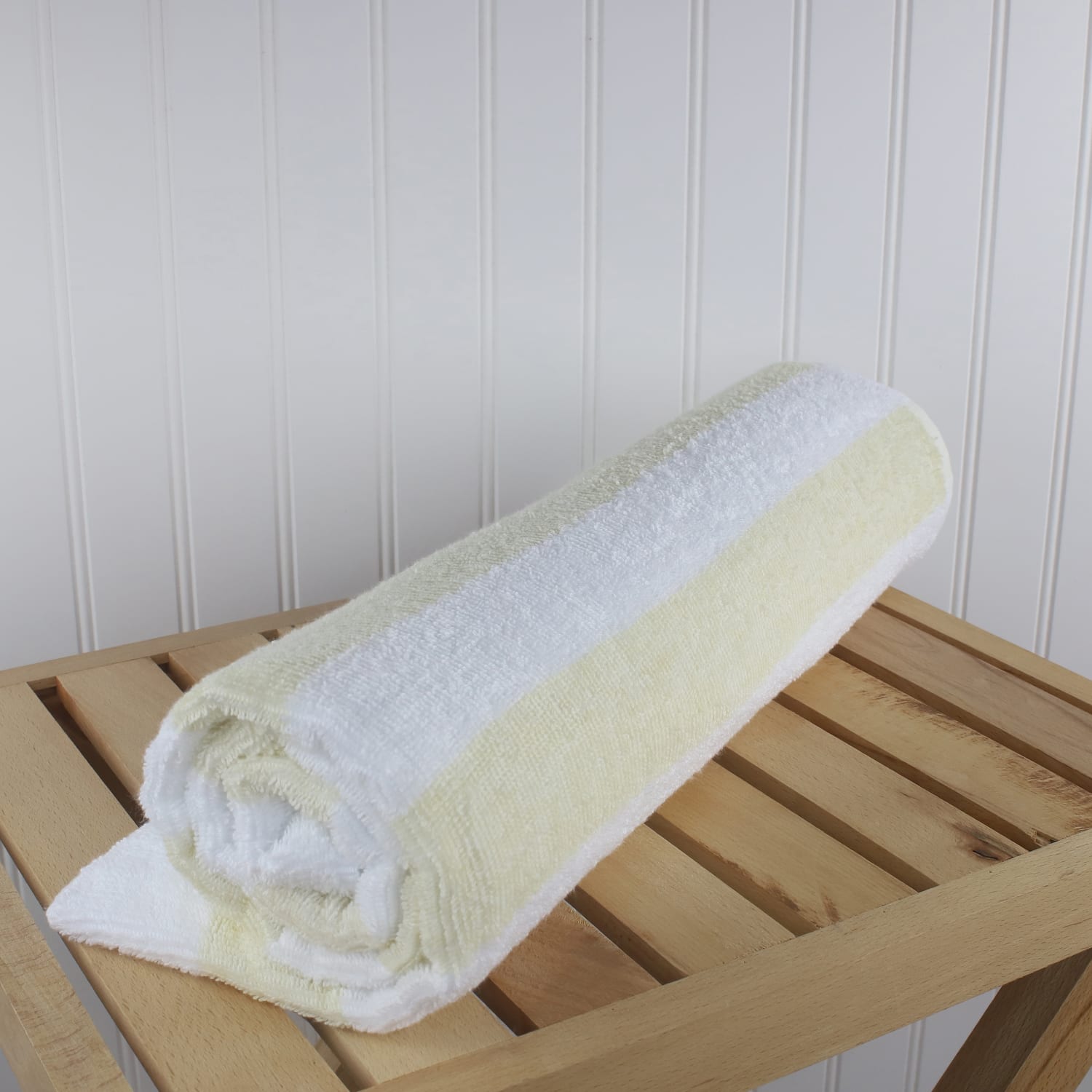1888 Mills Fibertone Pool Towels, Stripes, Sandstone, Set Of 48 Towels - Image 6