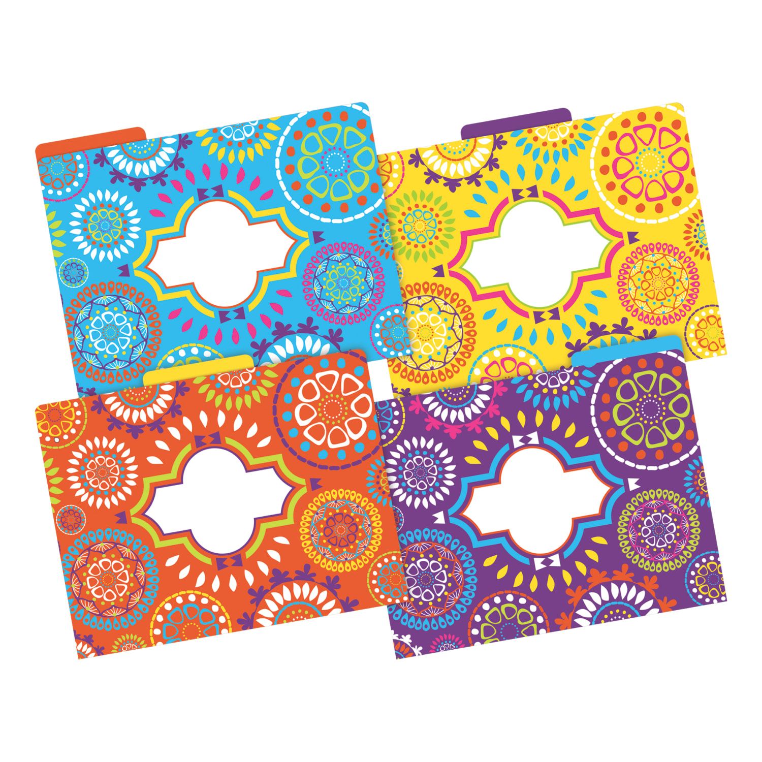 Barker Creek Tab File Folders, Letter Size, Moroccan, Pack Of 24 Folders - Image 3
