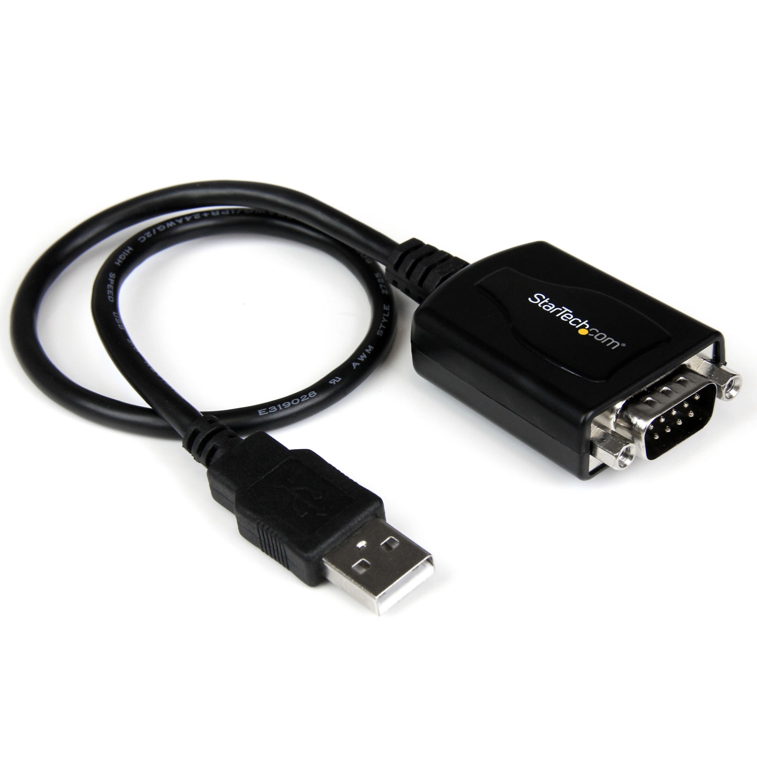 StarTech.com USB to Serial Adapter - 1 Port - COM Port Retention - Texas Instruments TIUSB3410 - USB to RS232 Adapter Cable - ICUSB2321X