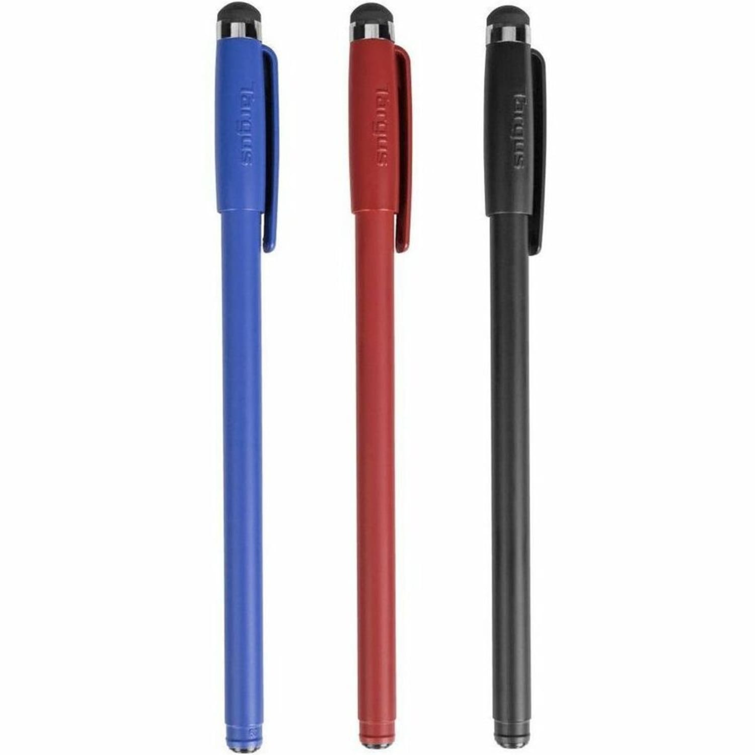 Targus Disposable Stylus And Pen, Assorted Colors, Pack Of 3 - Image 3