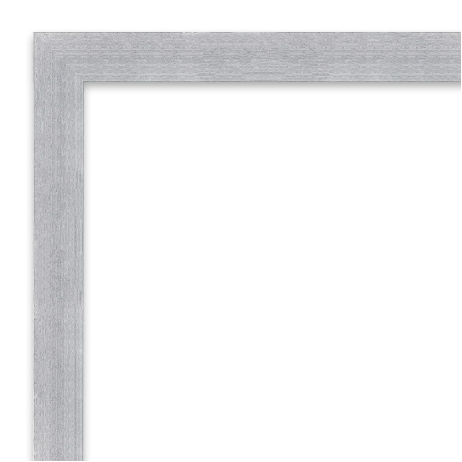 Amanti Art Grace Brushed Nickel Picture Frame, 20in x 26in, Matted For 18in x 24in - Image 4