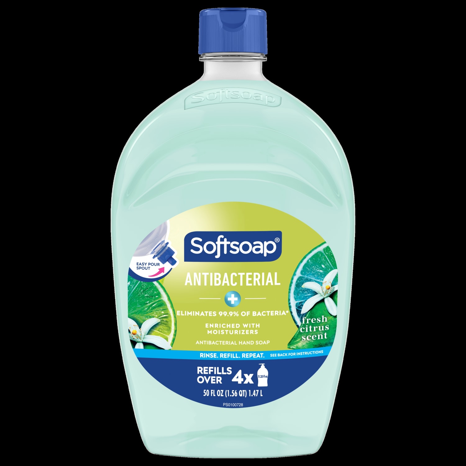 Softsoap Antibacterial Liquid Hand Soap, Fresh Citrus Scent, 50 Oz, Total Qty 3 - Image 3