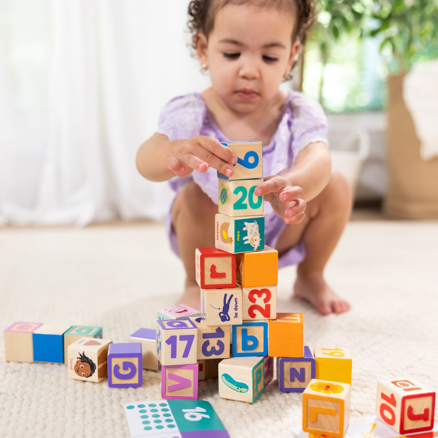 Melissa & Doug Ms. Rachel Blocks + Activity Cards - Image 5