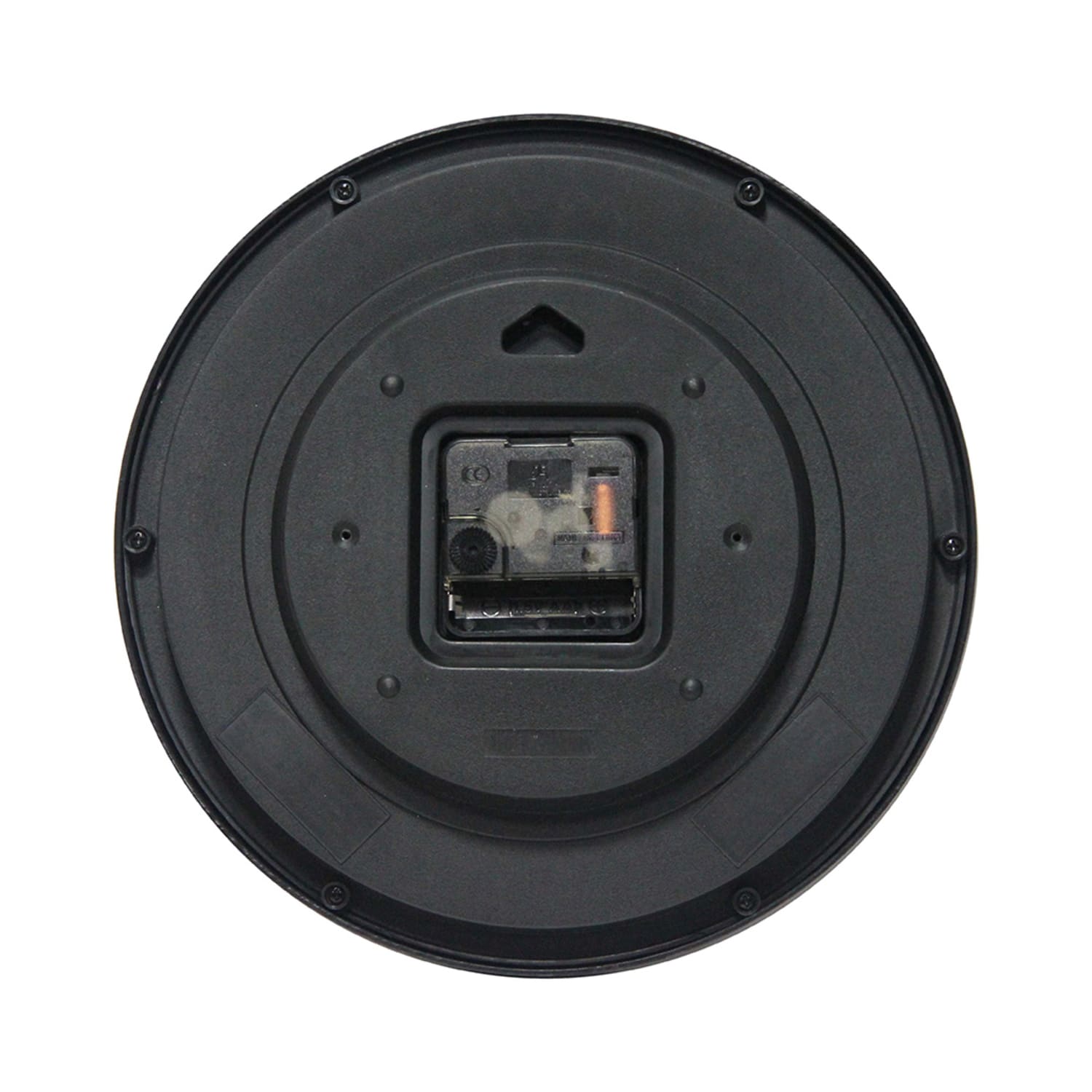 Infinity Instruments Simple Round Wall Clock, 9in, Black - Image 4