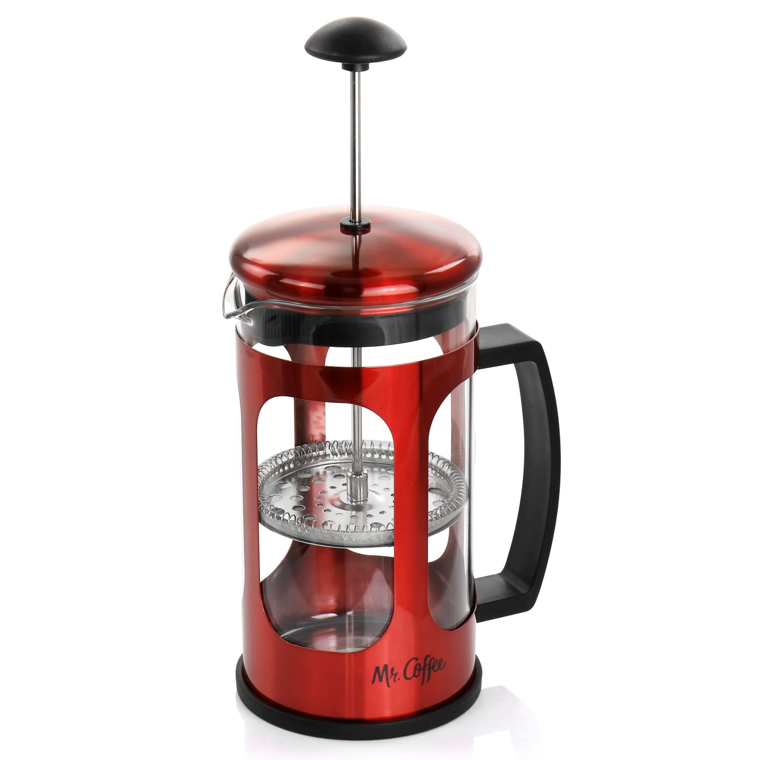 Mr. Coffee French Coffee Press 30 Oz, Red - Image 4