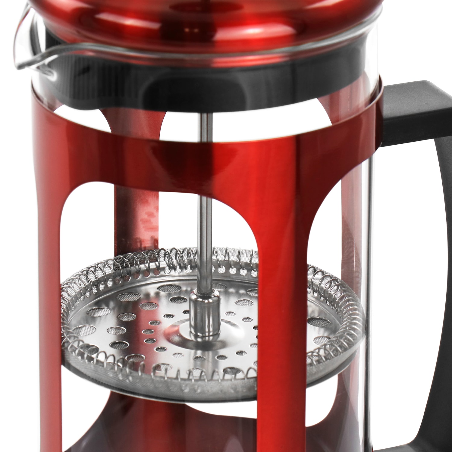 Mr. Coffee French Coffee Press 30 Oz, Red - Image 5