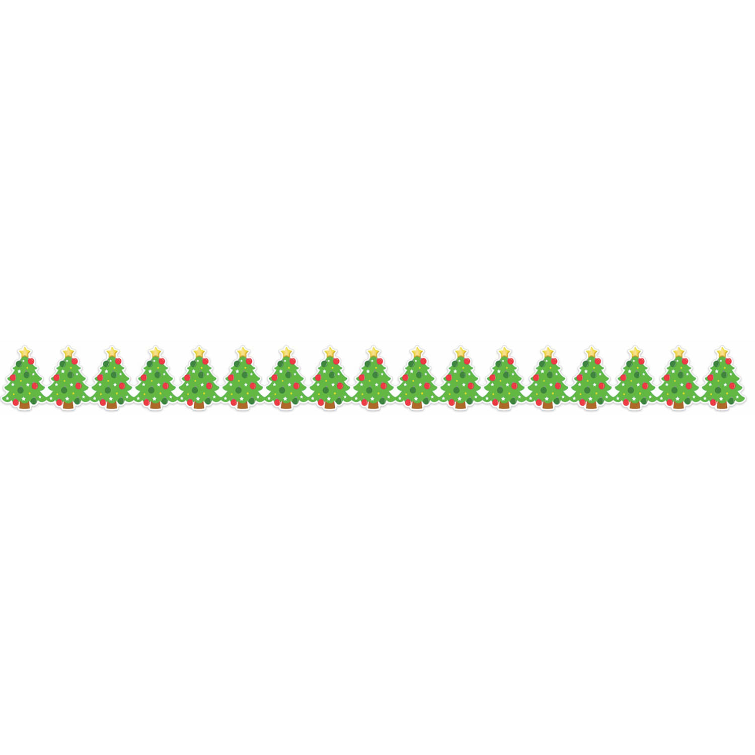 Eureka Extra Wide Deco Trim Packs, 37' x 3-1/4in, Christmas Tree, Set Of 6 Packs - Image 4