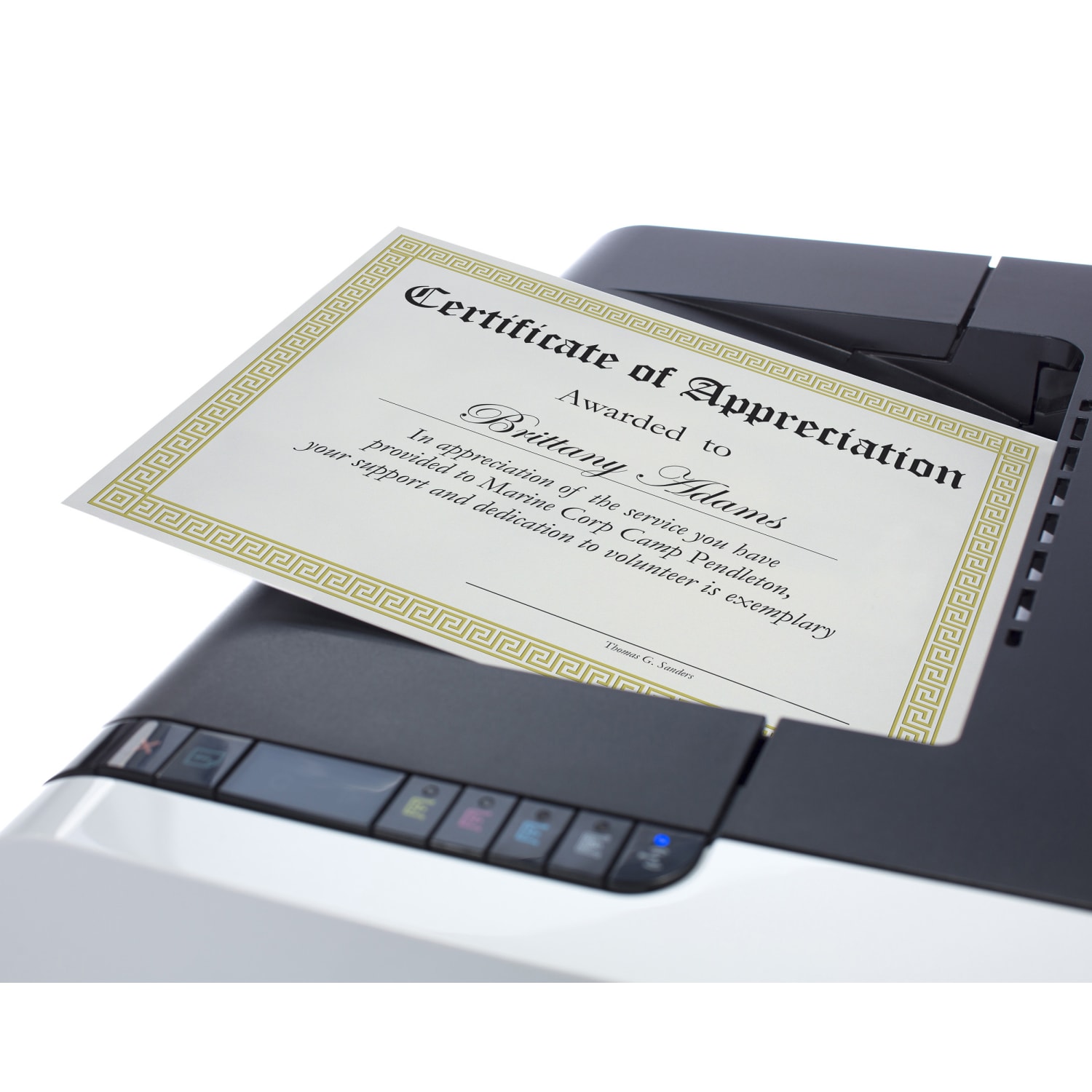 Great Papers! Foil Channel Certificates With Gold Foil Borders, 8-1/2in x 11in, Ivory, Pack Of 15 Certificates - Image 6
