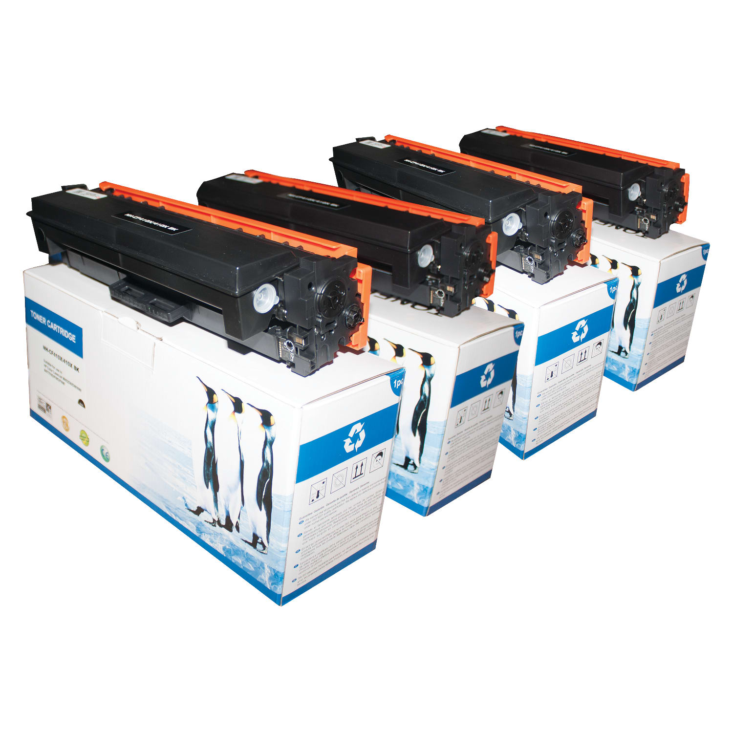 M&A Global Remanufactured Black High Yield Toner Cartridge Replacement For HP 410X, CF410X, Pack Of 4, CF410X CMA - Image 3