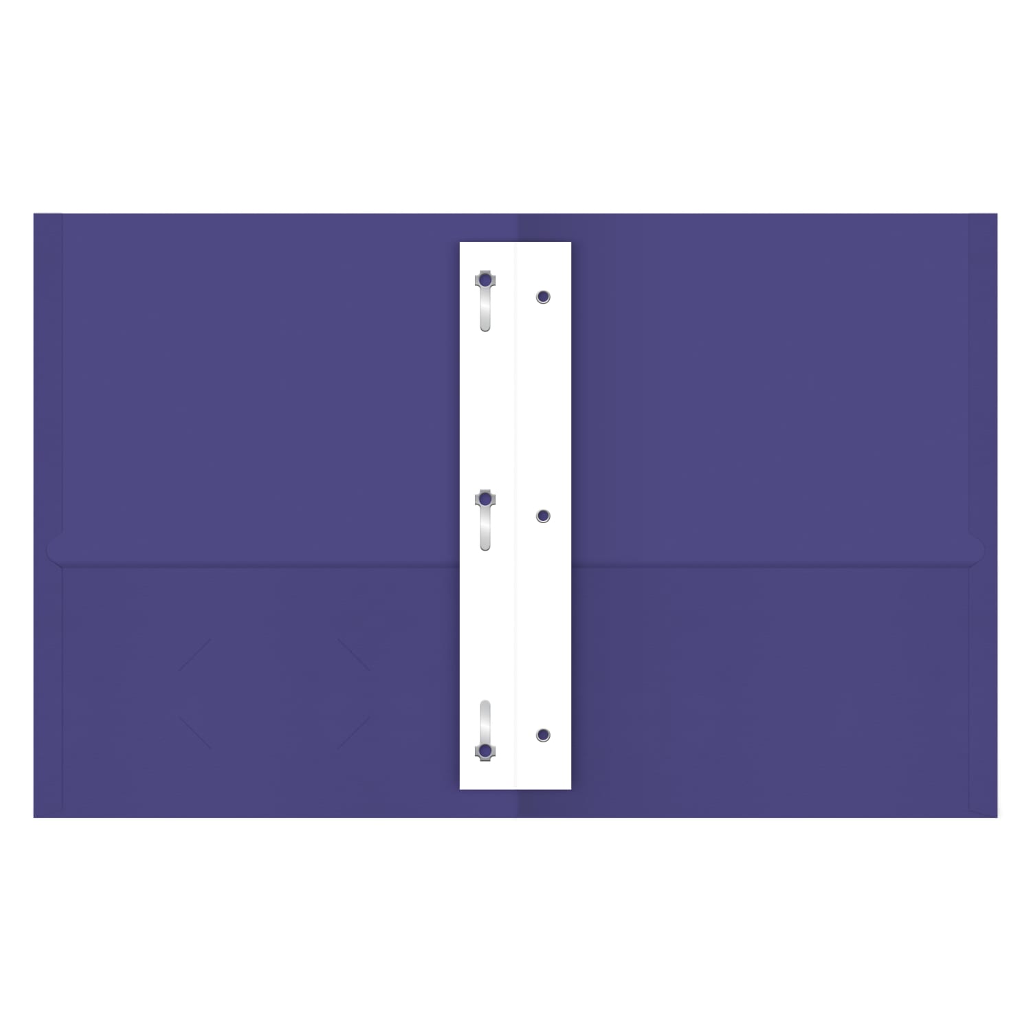 Office Depot Brand 2-Pocket Textured Paper Folders With Prongs, Violet, Pack Of 10 - Image 3
