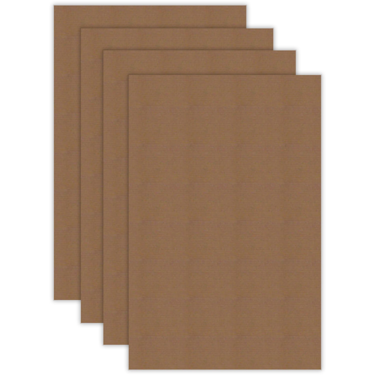 Flipside E-Flute Sheets, Corrugated Cardboard, 40inH x 32inW x 1/8inD, Kraft, Pack Of 25 Sheets - Image 4