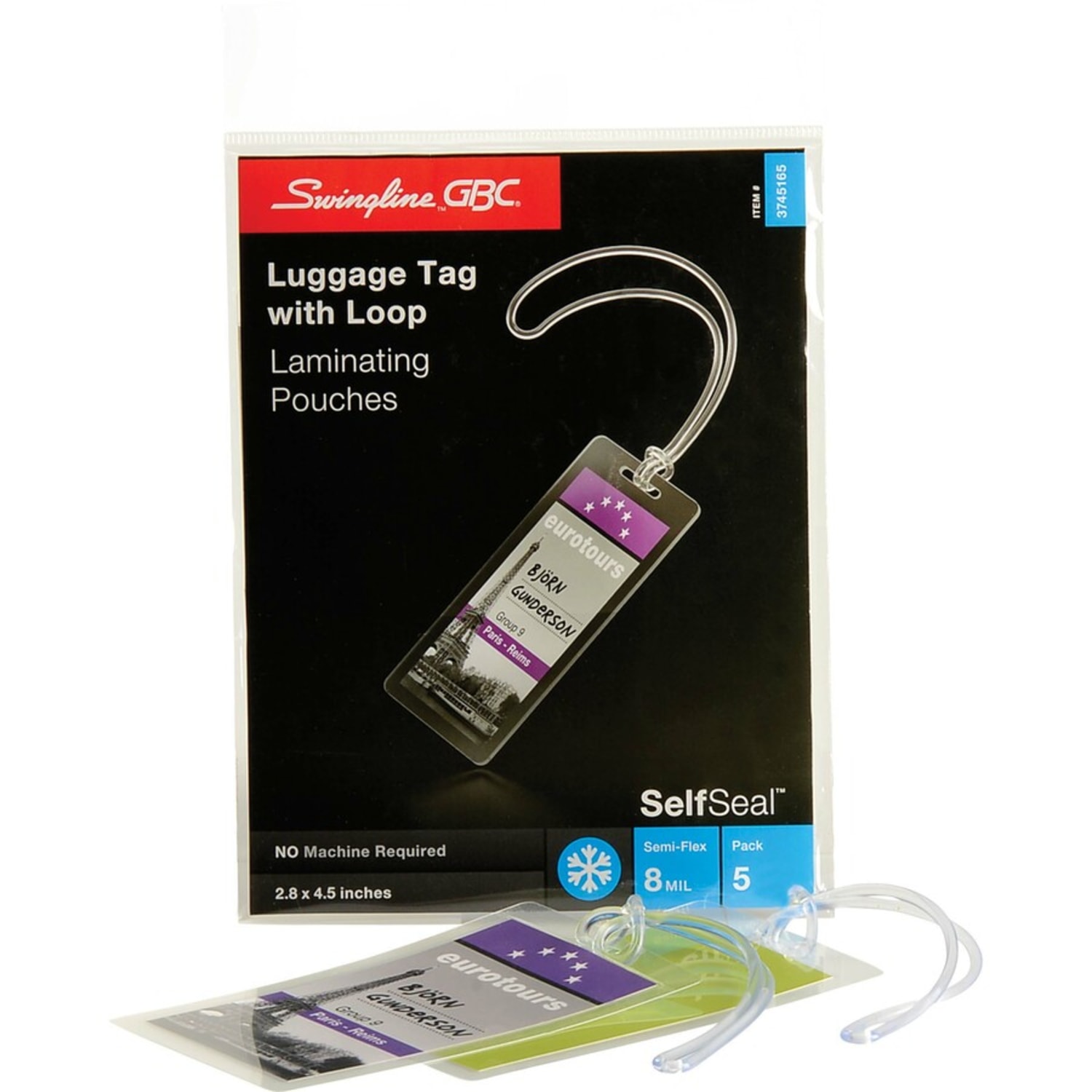Swingline GBC SelfSeal Self Adhesive Laminating Pouches, 5/Pack - Image 5
