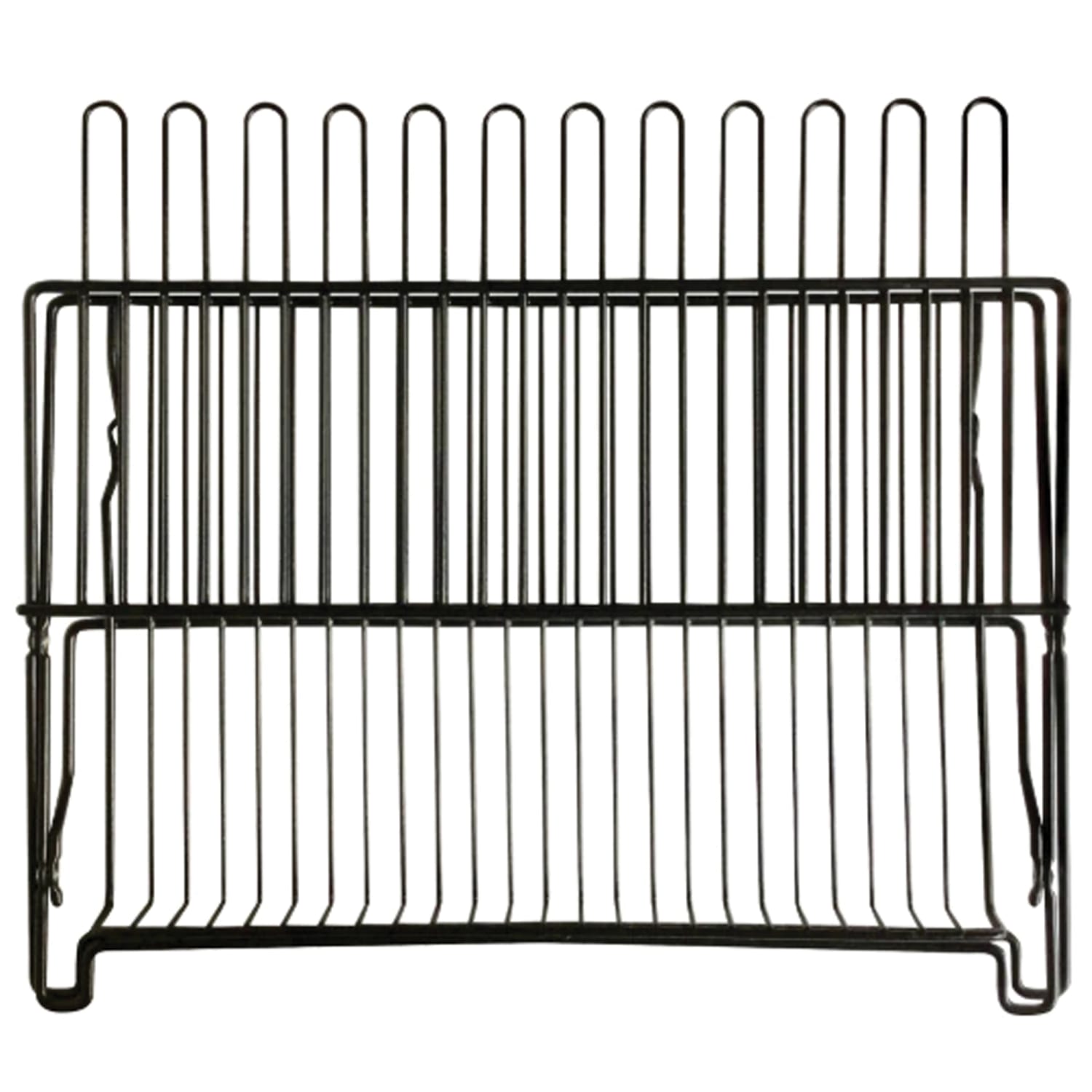 Better Houseware Folding Dish Rack, 10-3/4inH x 12-1/4inW x 18inD, Black