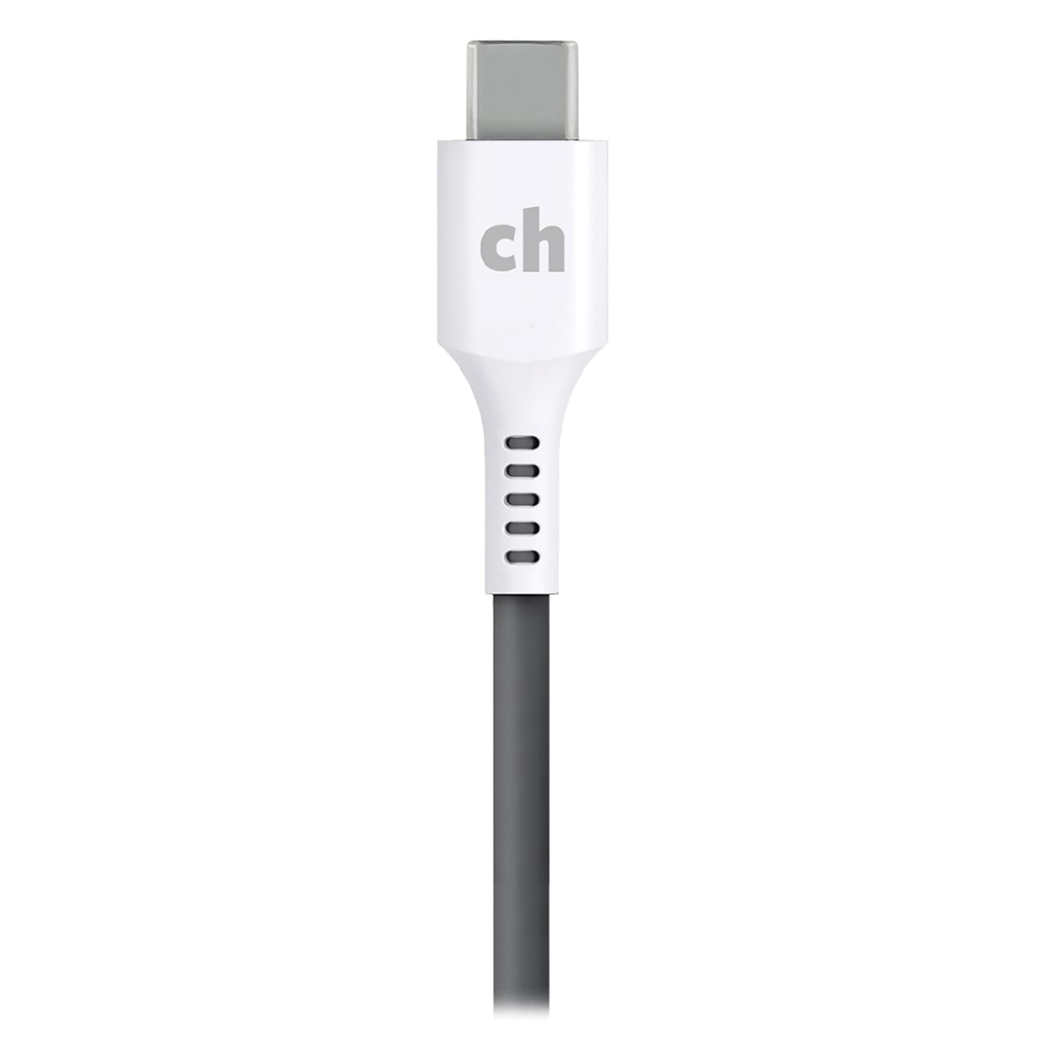 cellhelmet Charge And Sync USB-C To USB-C Round Cable, 10ft, White - Image 3