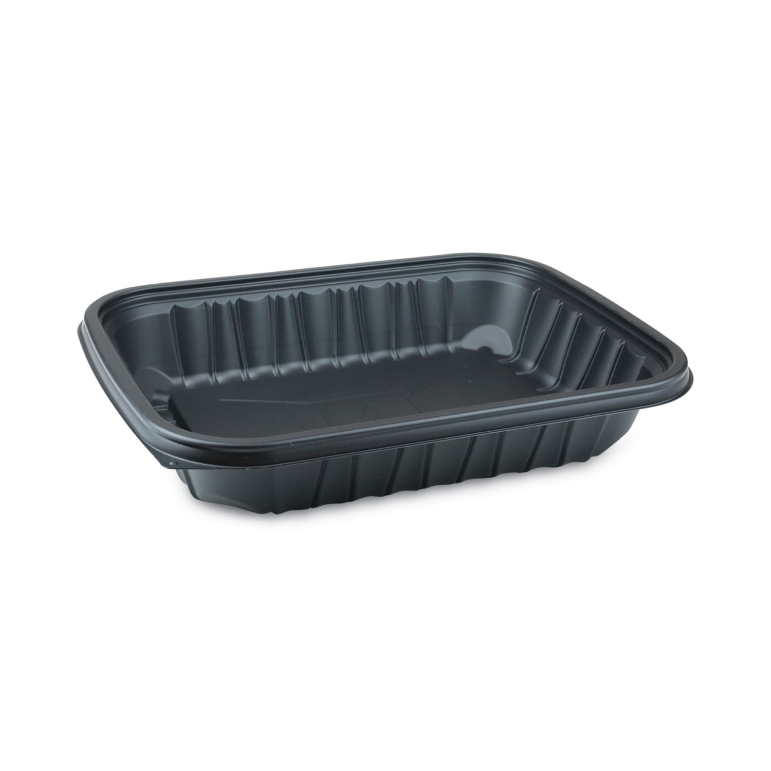 Pactiv Evergreen EarthChoice Entree2Go Takeout Containers, 64 Oz, Black, Carton Of 200 Containers