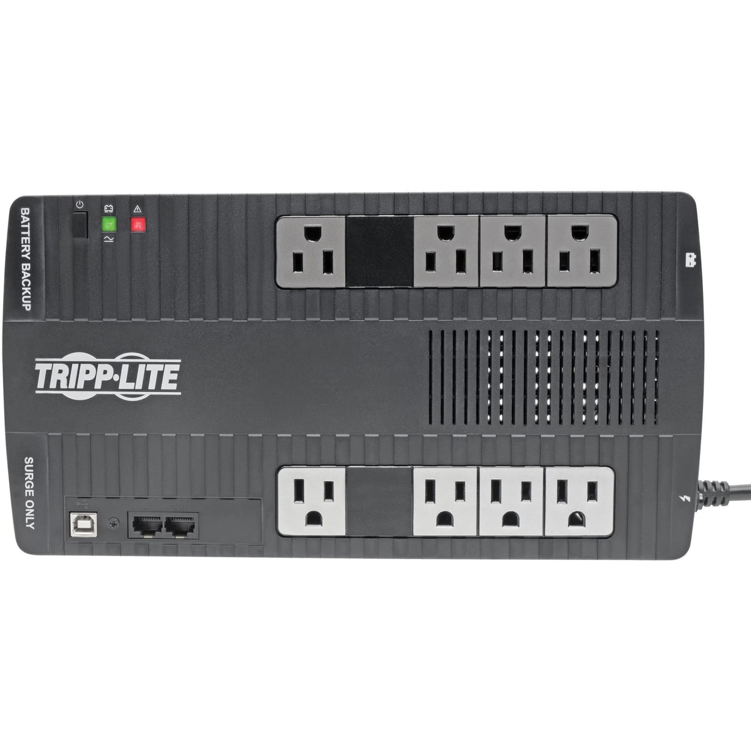 Tripp Lite UPS 550VA 300W Desktop Battery Back Up AVR Compact 120V USB RJ11 - Image 3