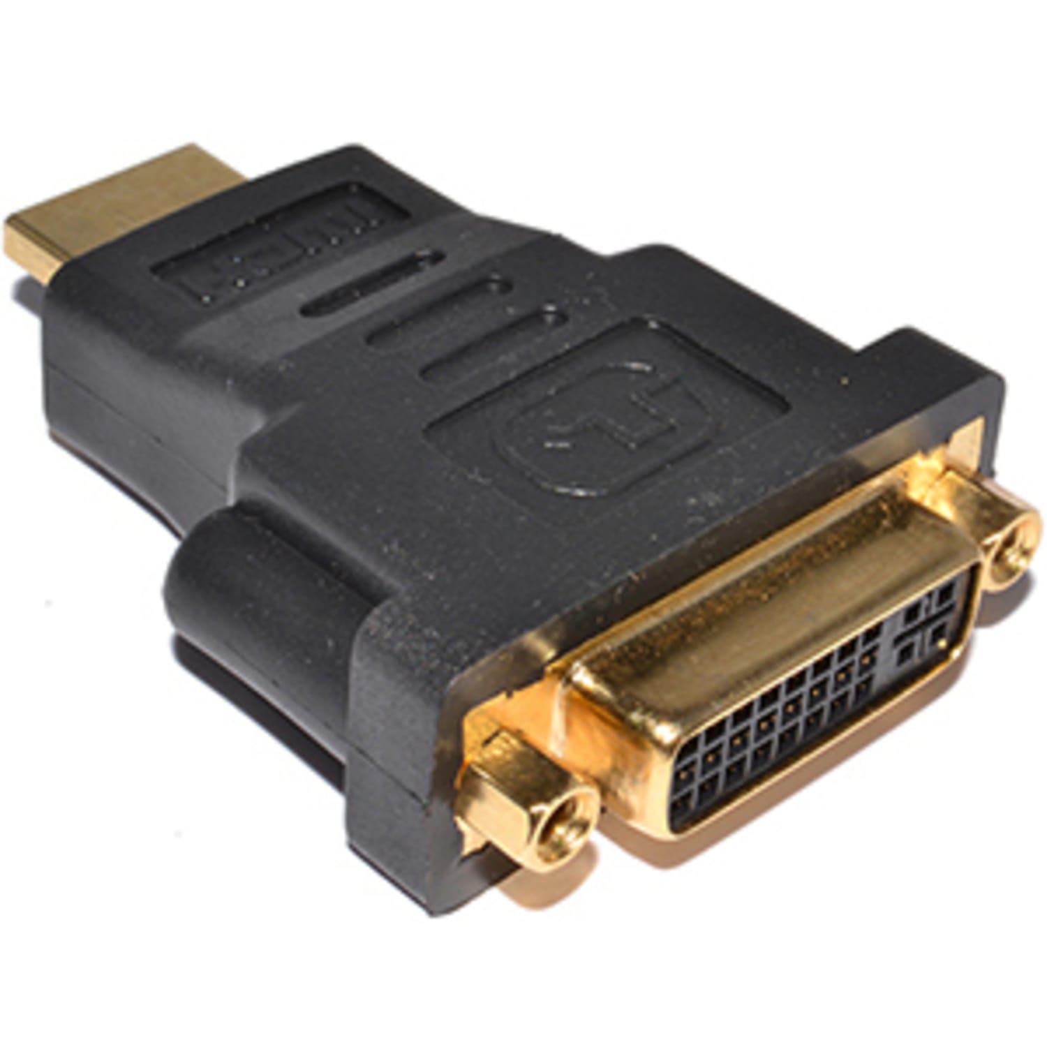 4XEM HDMI Male To DVI-D Female Gold Plated Video Adapter - 1 Pack - 1x HDMI Digital Audio/Video Male - 4XHDMIDVIMFA