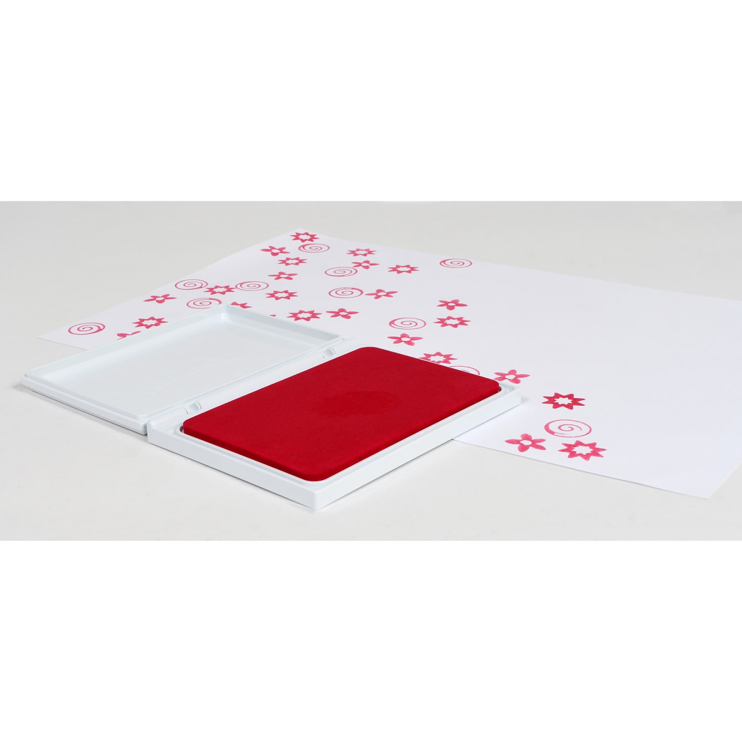 Ready 2 Learn Jumbo Washable Stamp Pads, 4-15/16in x 6-3/4in, Red, Pack Of 2 Pads - Image 6