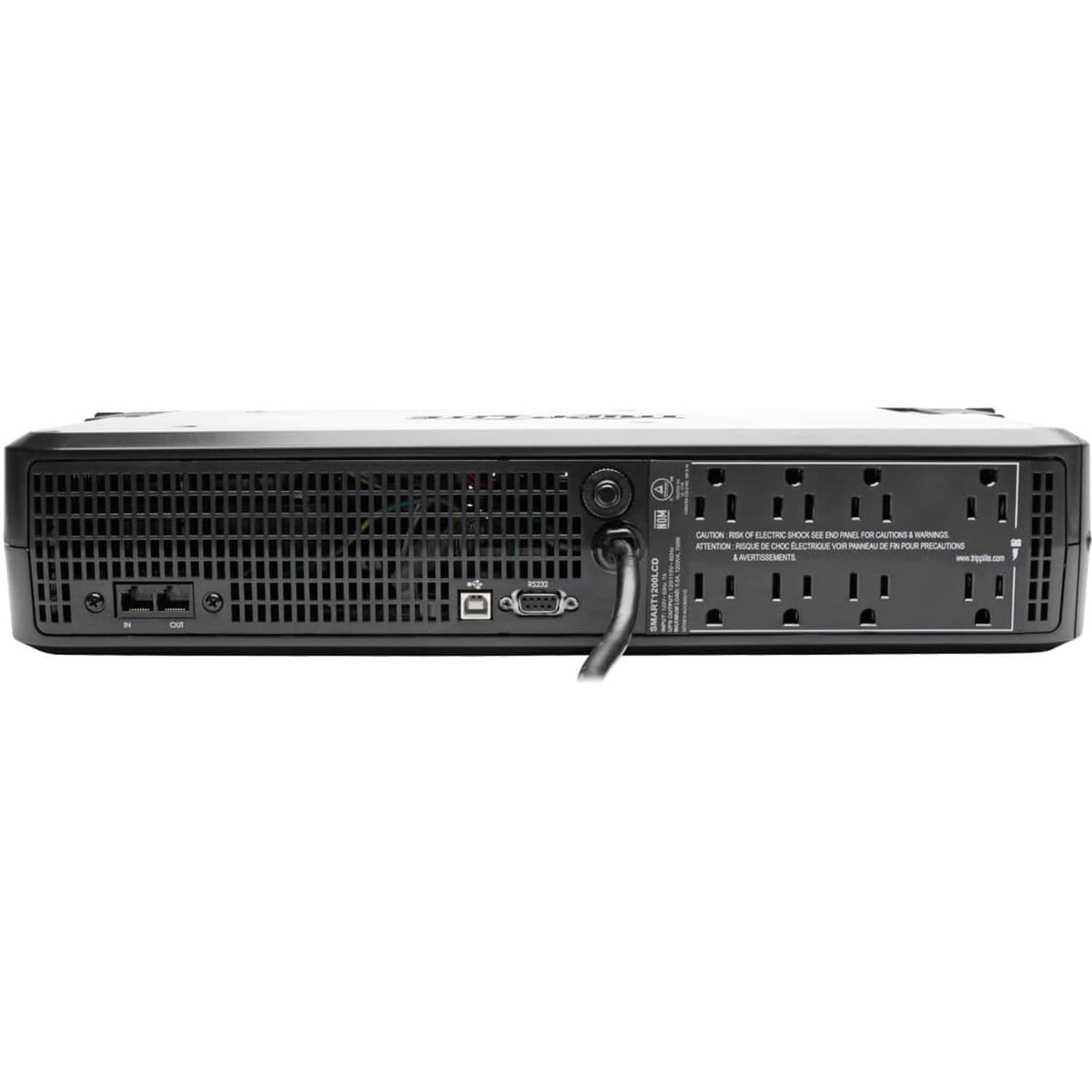 Tripp Lite Smart Pro SMART1500LCD 8-Outlet Uninterruptible Power Supply, 1500VA/900 Watts - Image 5