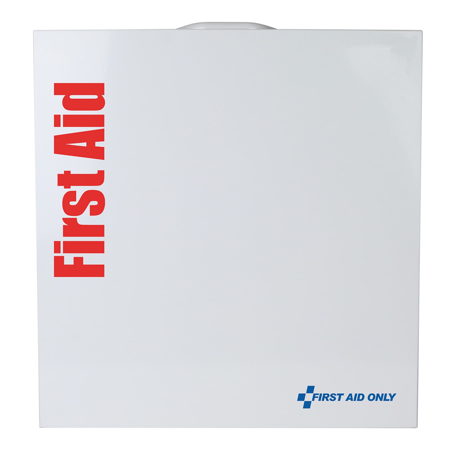 First Aid Only Smart Compliance Food Service Large Metal Cabinet Without Medication, 16-1/2inH x 15-3/4inW x 5-1/2inD, White