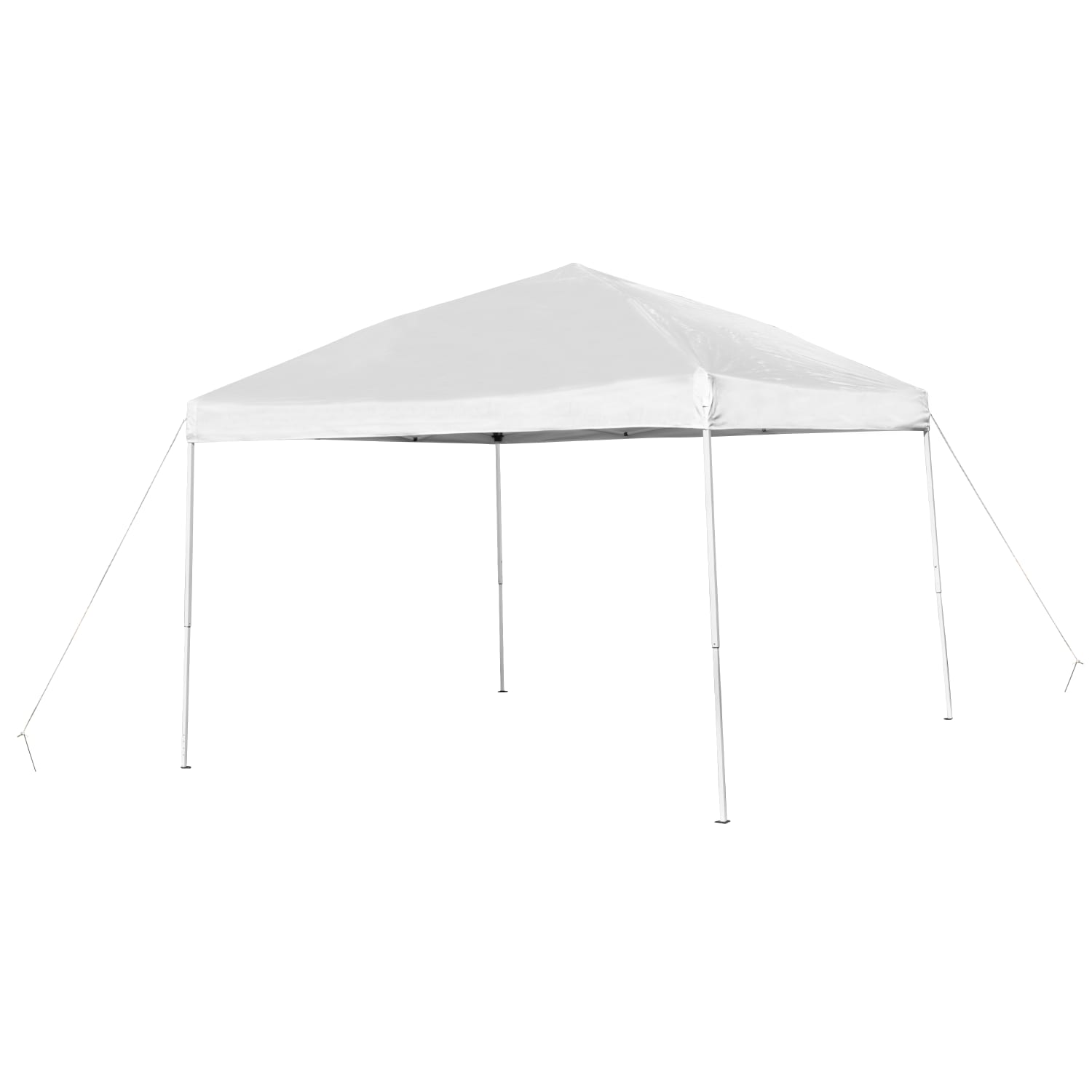 Flash Furniture Outdoor Pop-Up Event Canopy Tent With Carry Bag, 106inH x 116inW x 116inD, White - Image 4