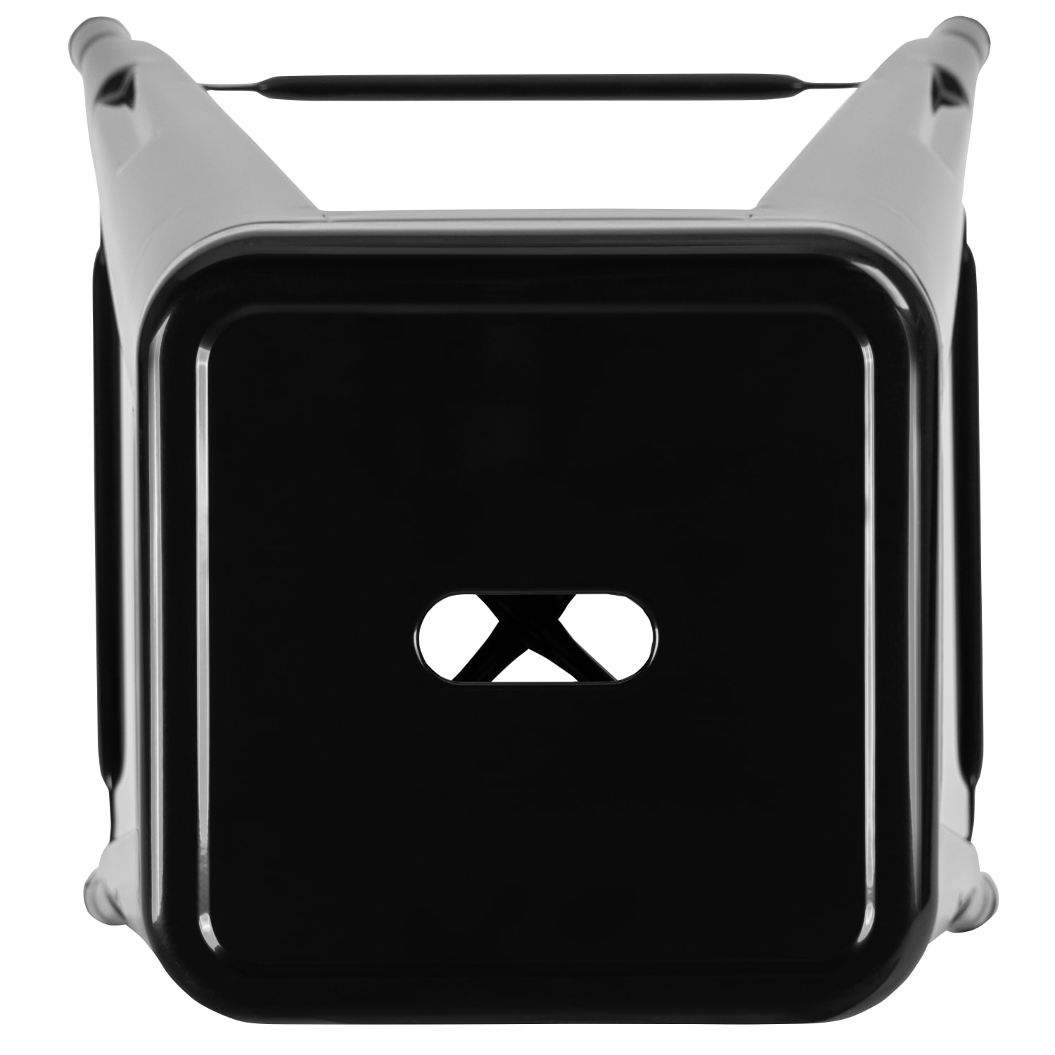 Flash Furniture 24in Metal Counter Height Bar Stools Set Of 4 Bar Stools Black PopularChairscom
