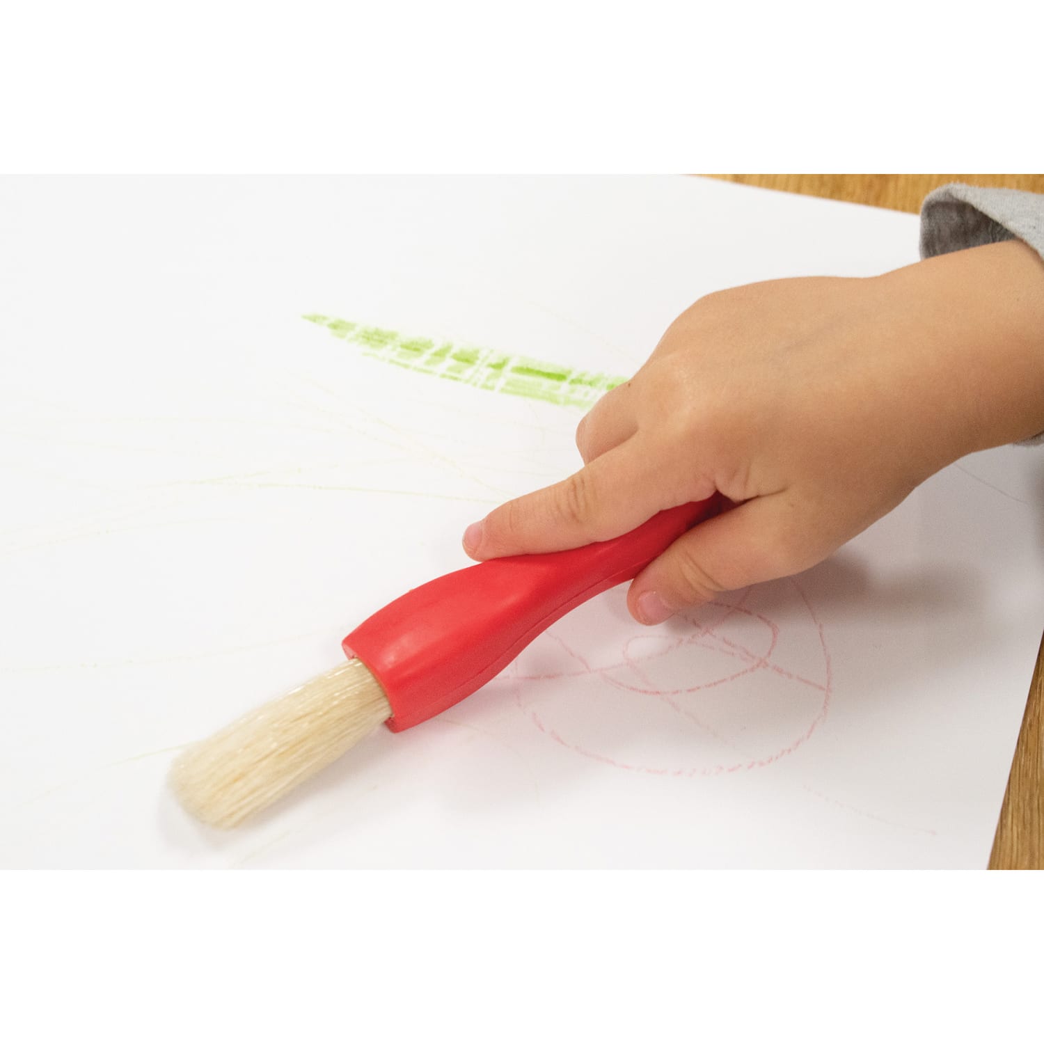 READY 2 LEARN Triangle Grip Paint Brushes, 3 Sizes, 6 Per Pack, Set Of 2 Packs - Image 3