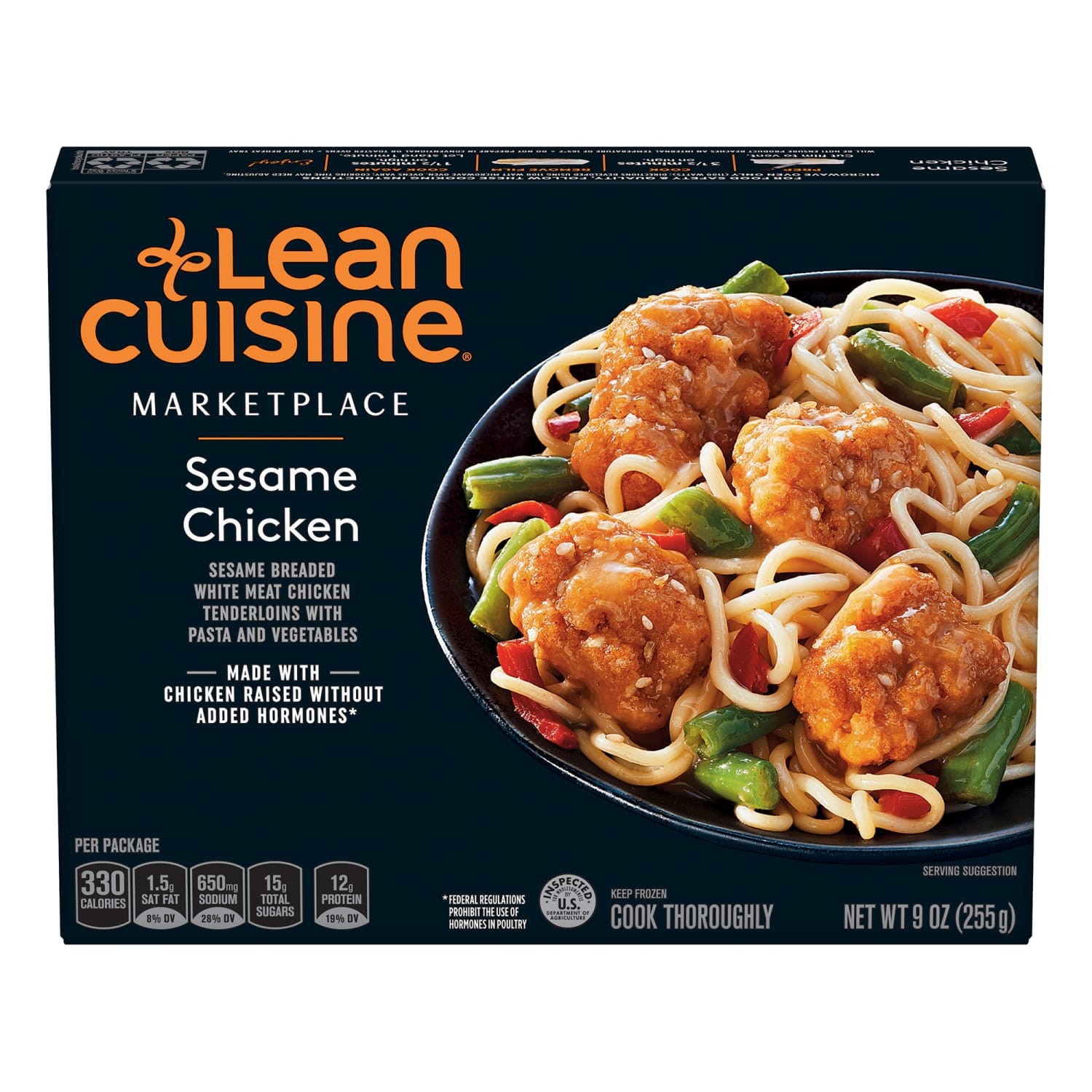Lean Cuisine Marketplace Sesame Chicken, 9 Oz, Box Of 3 Meals - Image 3