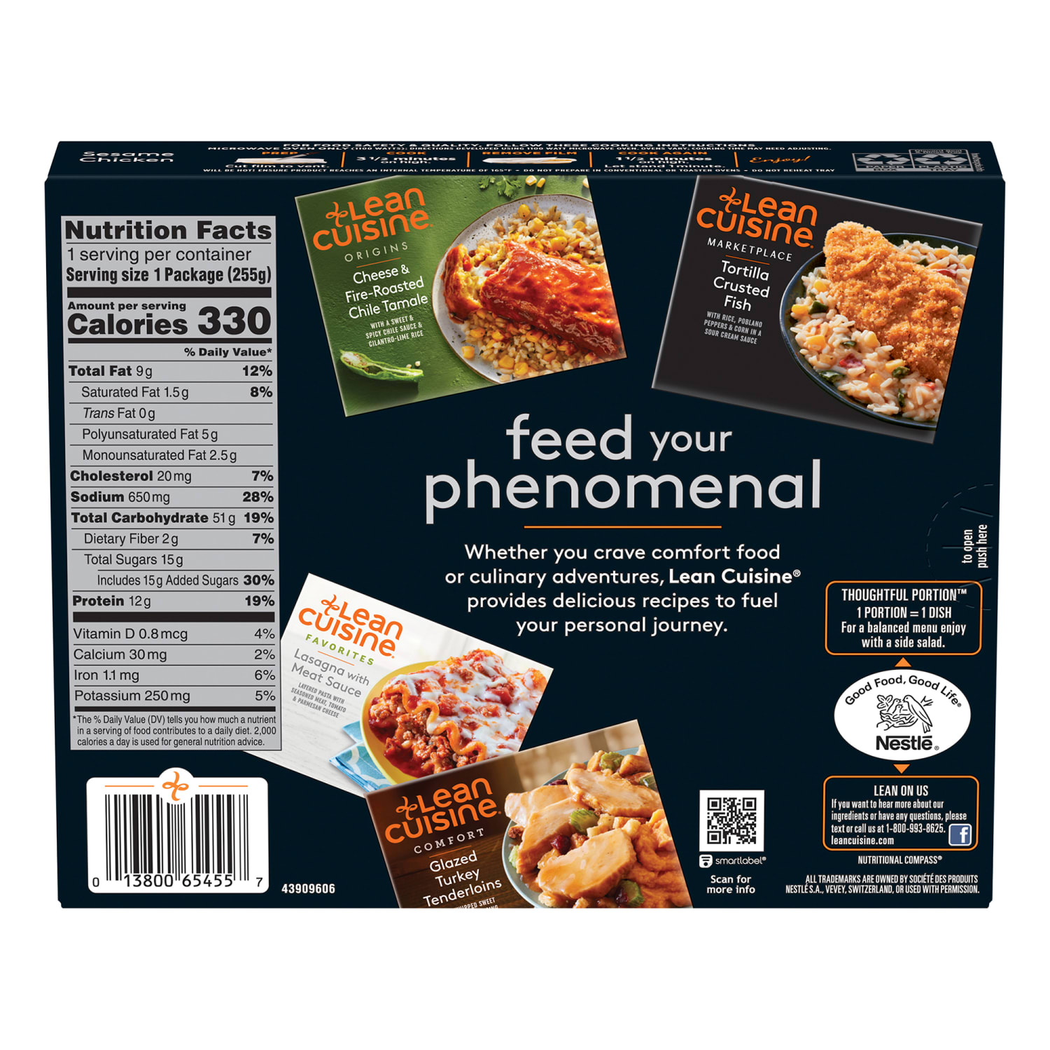 Lean Cuisine Marketplace Sesame Chicken, 9 Oz, Box Of 3 Meals - Image 5