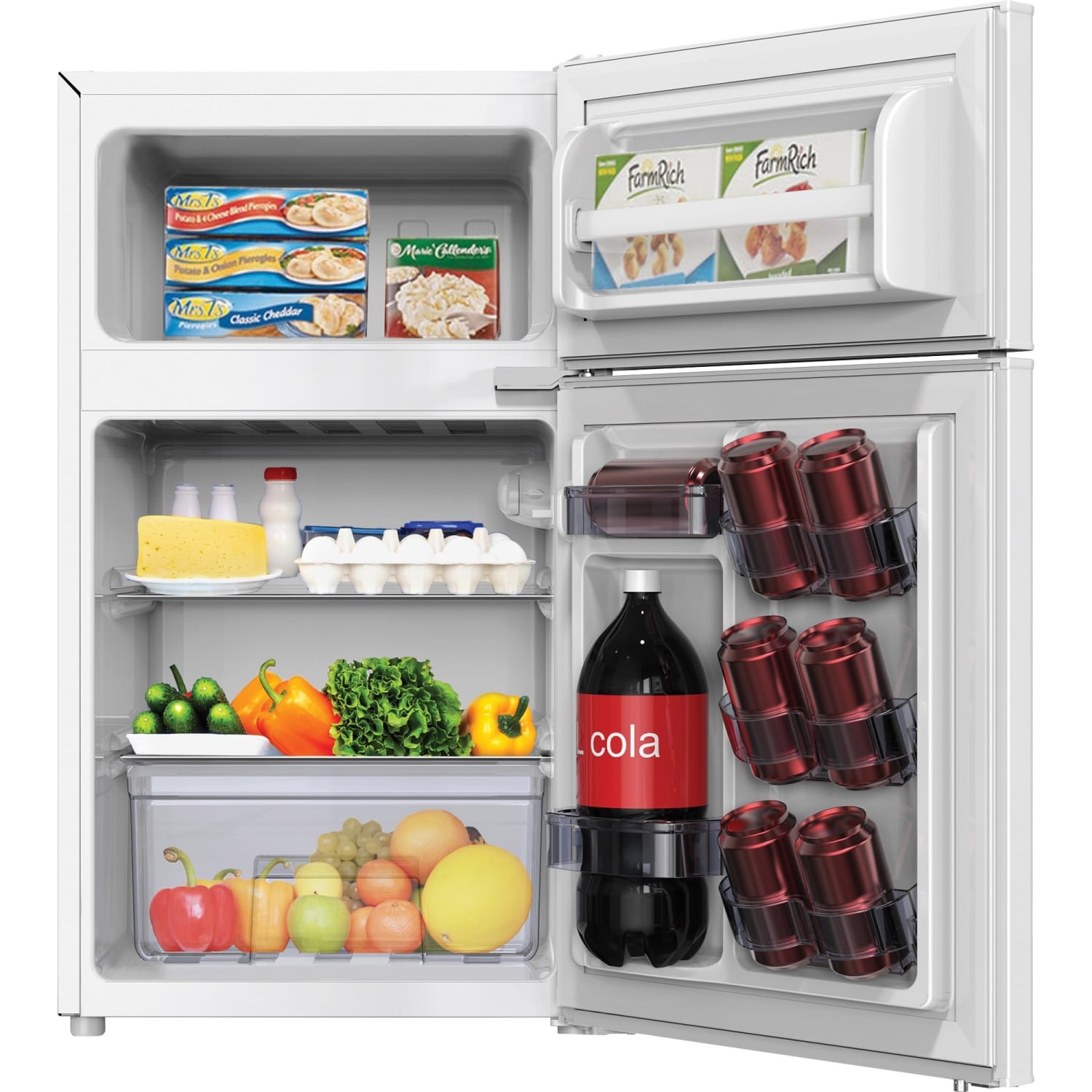 Avanti 3.1 Cu Ft Counter-High Refrigerator, White - Image 6