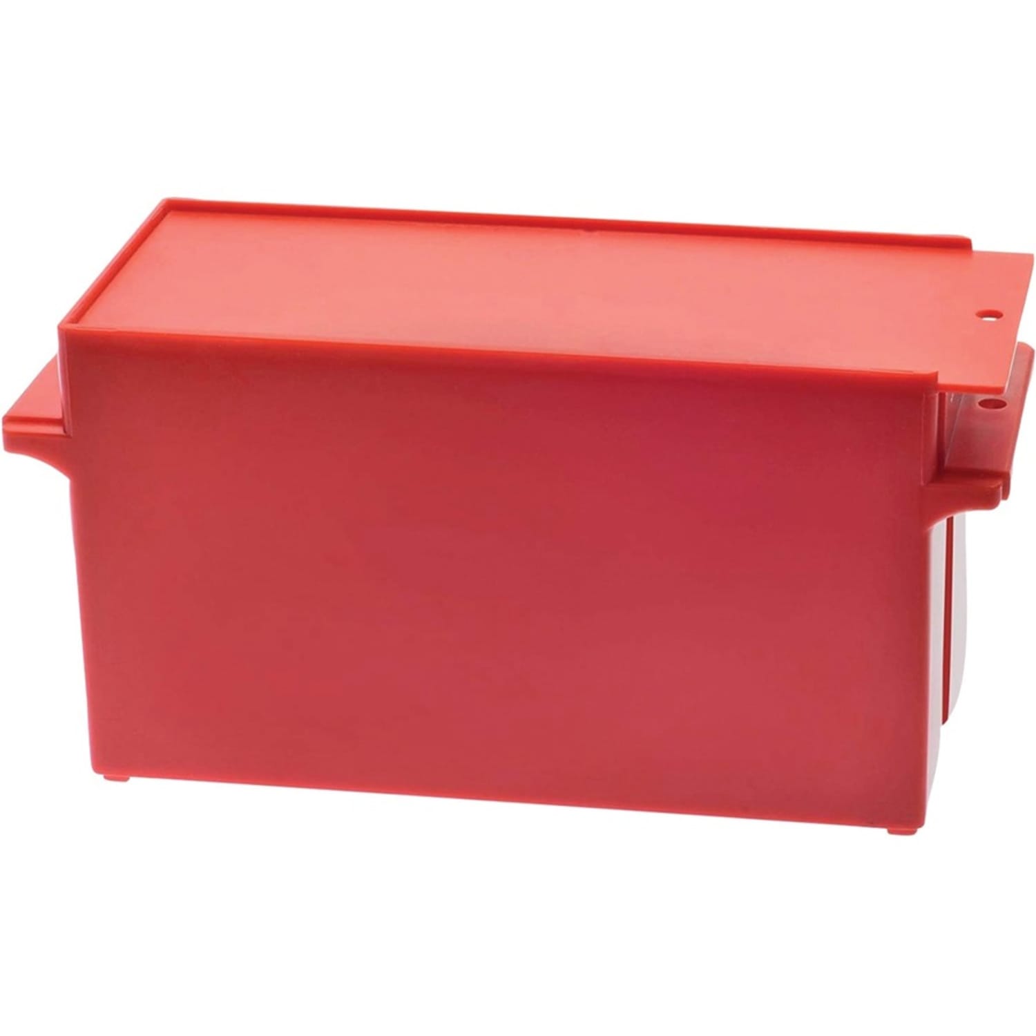 Nadex Coins AEX1-1016 Large Capacity Rolled Coin Storage Box (Pennies) - External Dimensions: 3.8in Length x 9.6in Width x 4.4in Height - 2500 x Coin - Padlock, Zipper Closure - Stackable - Red - For Coin, Transportation - Image 5
