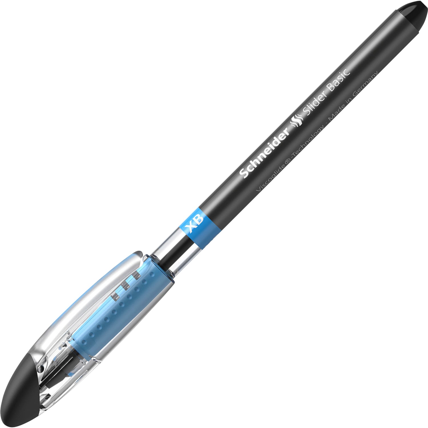 Schneider Slider Basic XB Ballpoint Pens, Extra-Bold Point, 1.4 mm, Black Barrels, Black Ink, Pack Of 10 Pens - Image 3