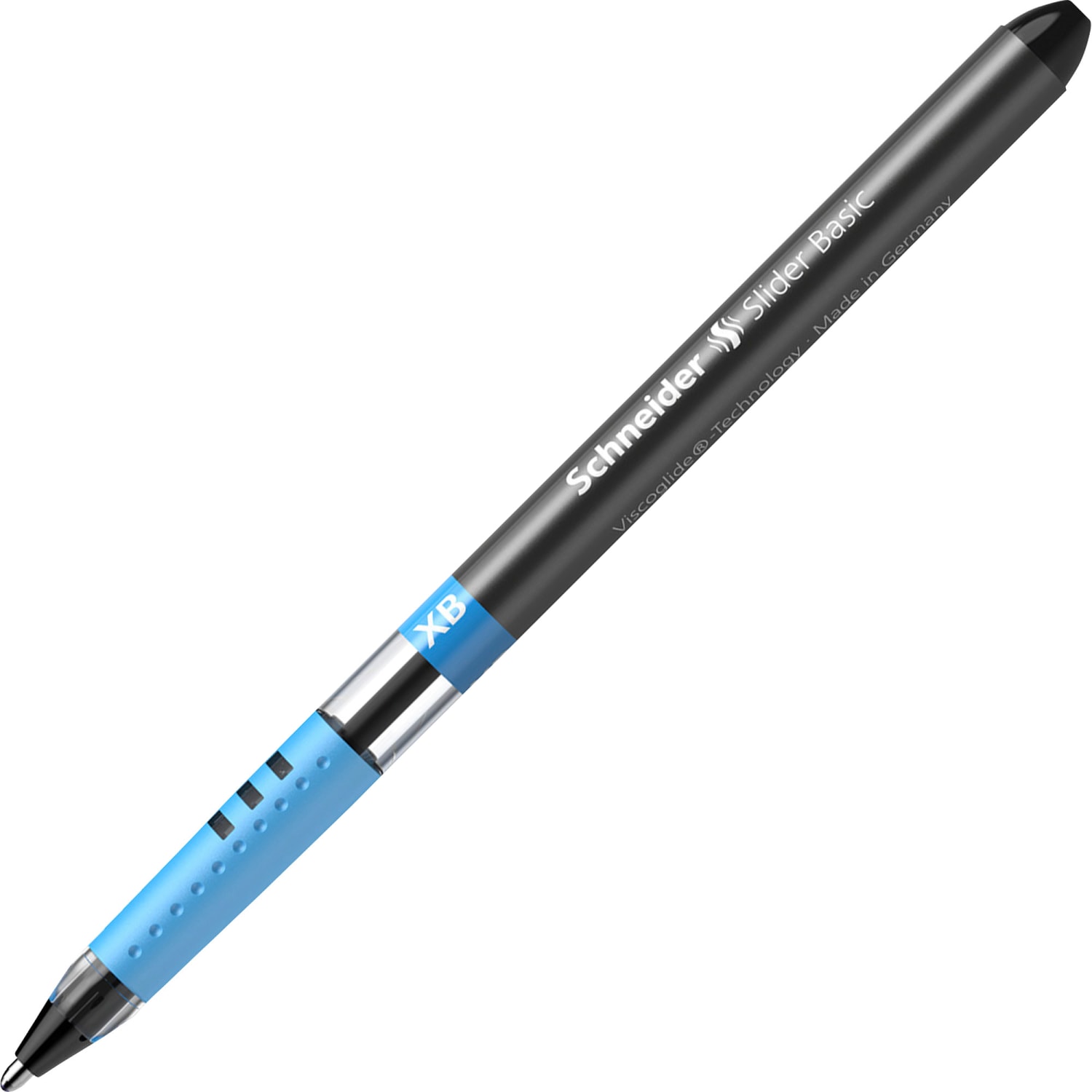 Schneider Slider Basic XB Ballpoint Pens, Extra-Bold Point, 1.4 mm, Black Barrels, Black Ink, Pack Of 10 Pens - Image 4