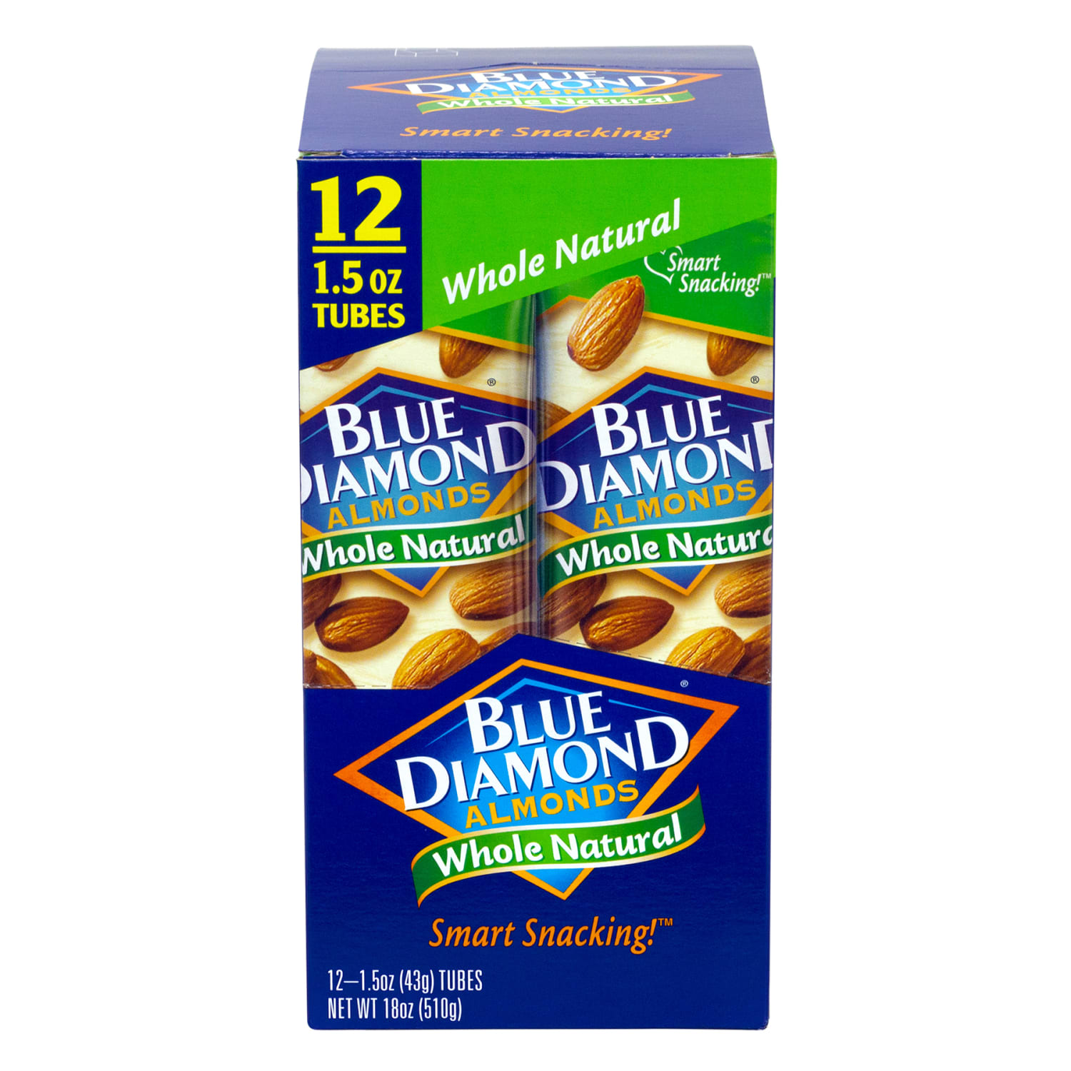 BLUE DIAMOND Almonds Whole Natural, 1.5 oz, 12 Count - Image 3