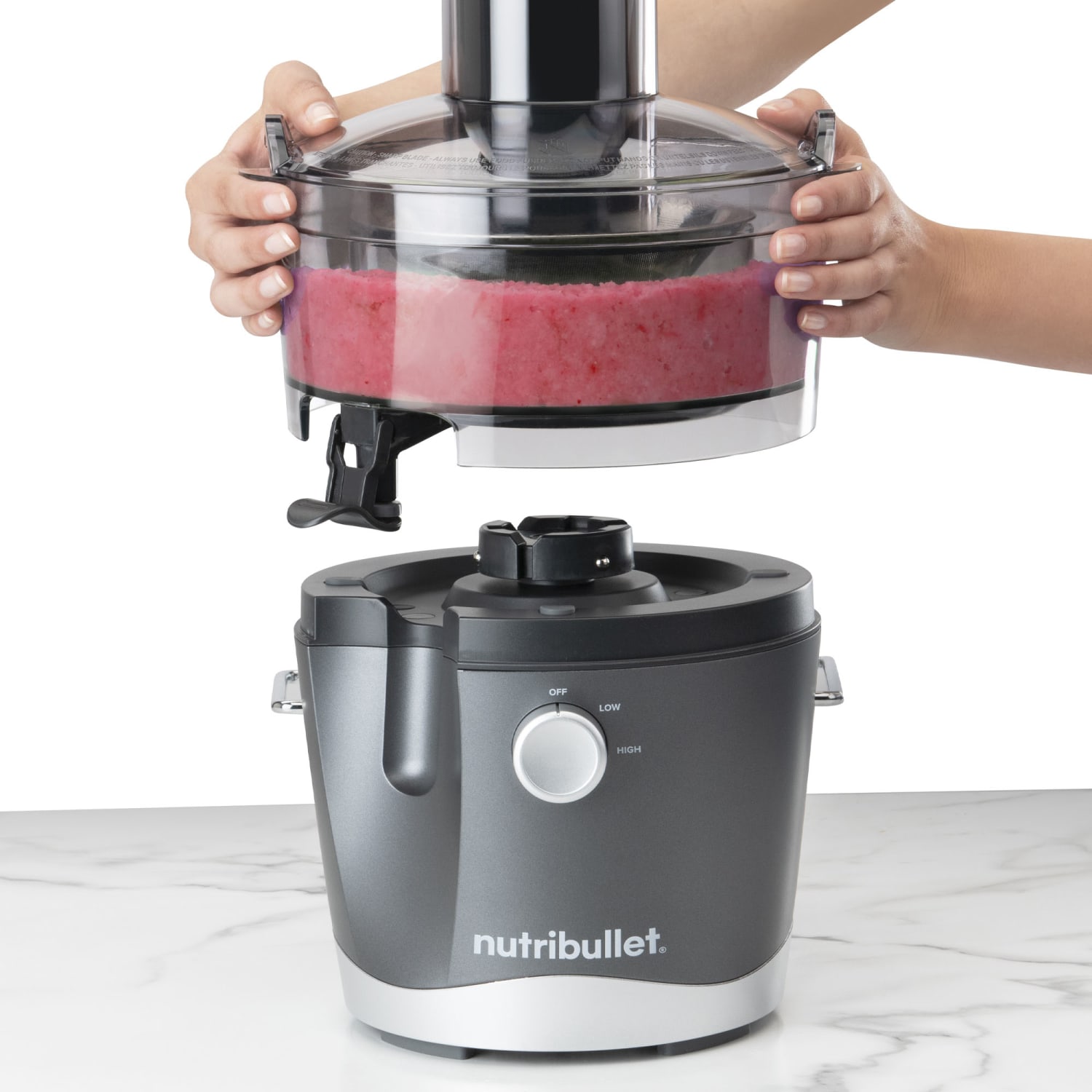 Magic Bullet Nutribullet NBJ50100 Juicer, Gray - Image 5