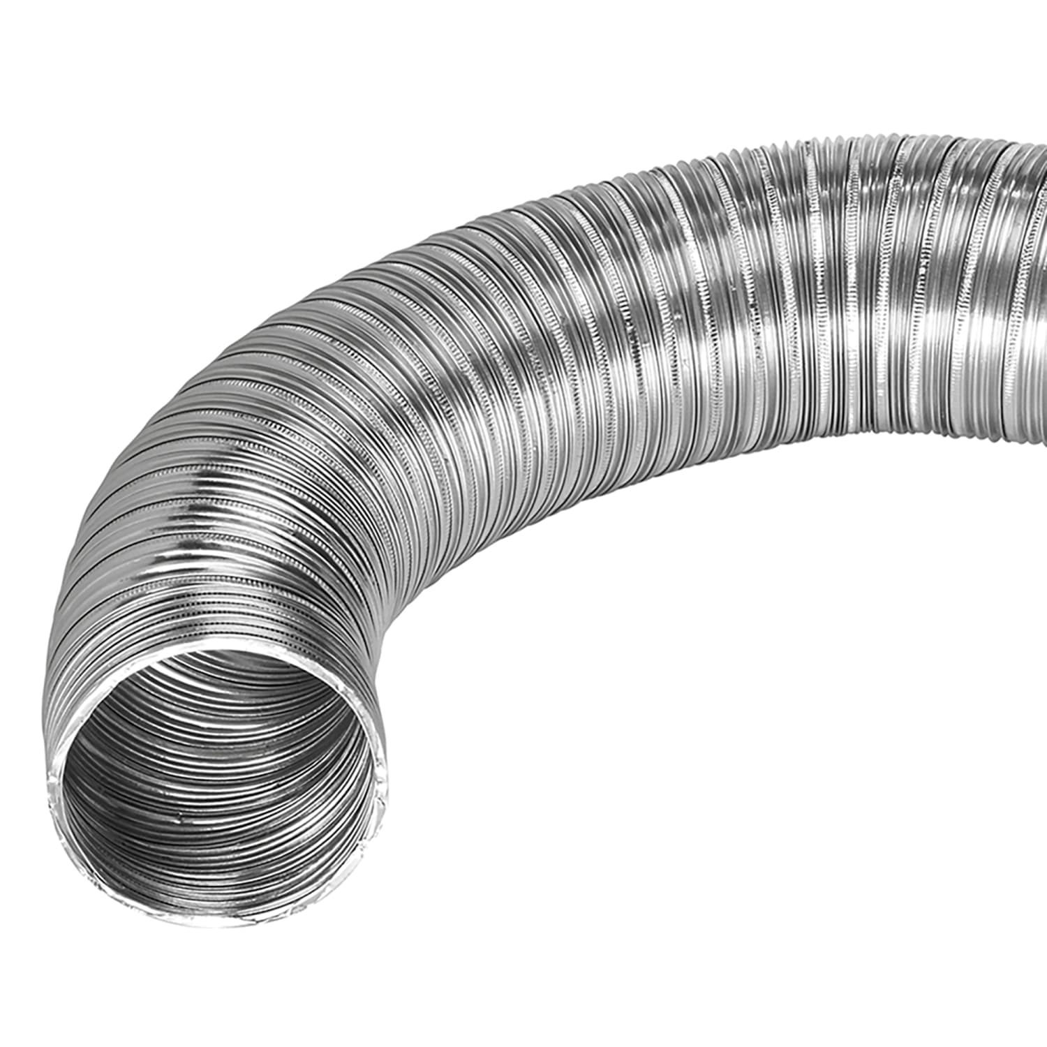 Lambro Flexible Semi-Rigid Aluminum Duct For General-Purpose Venting, 8ft, Diameter 12in, Silver, LAO317 - Image 3