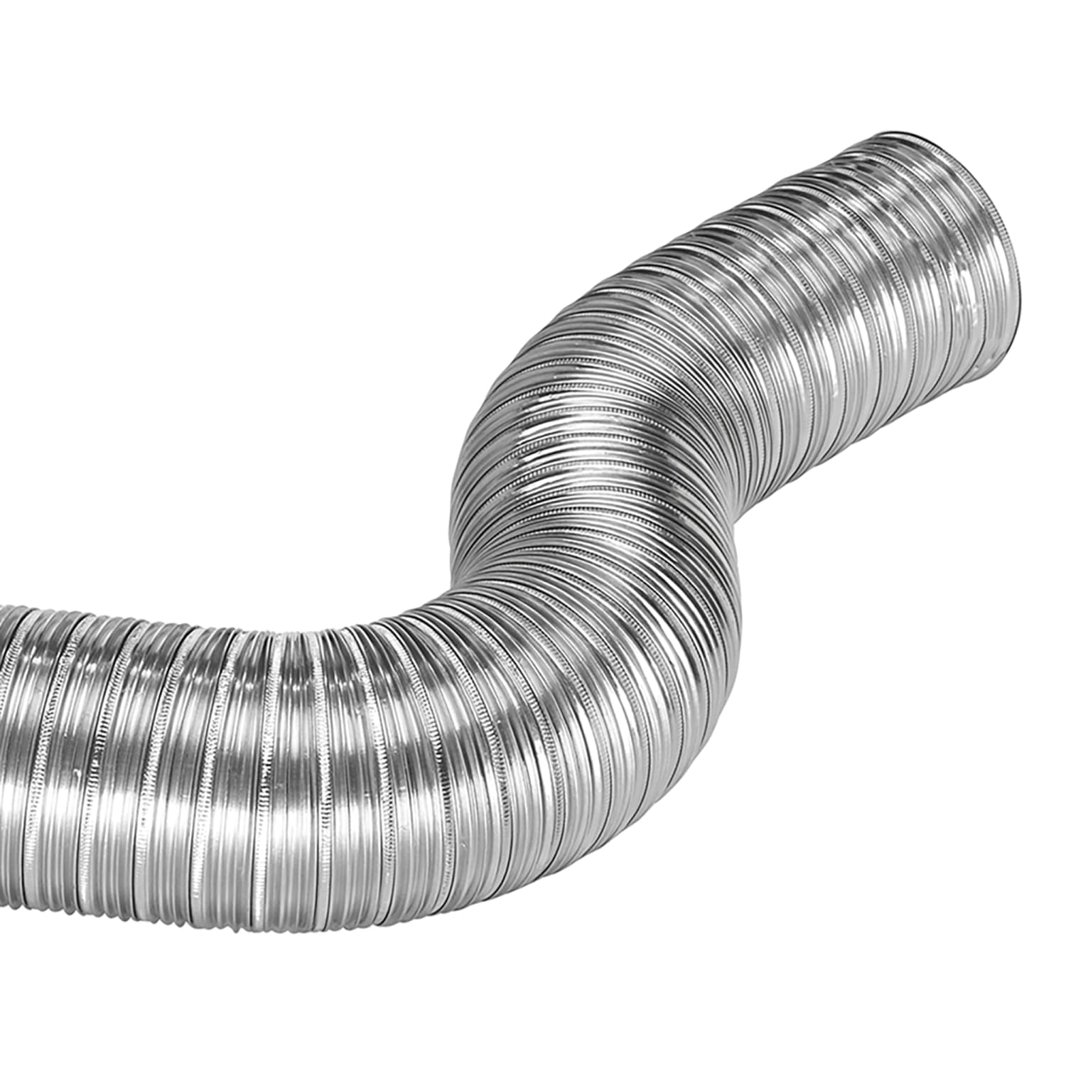 Lambro Flexible Semi-Rigid Aluminum Duct For General-Purpose Venting, 8ft, Diameter 12in, Silver, LAO317 - Image 4