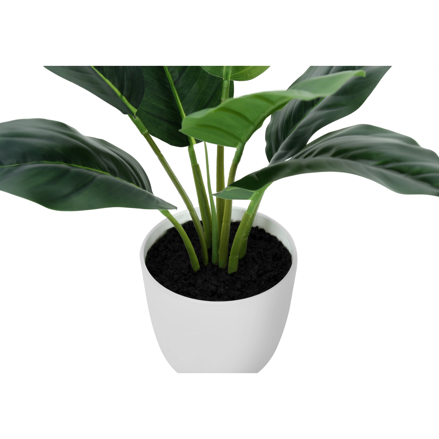 Monarch Specialties Cora 17inH Artificial Plant With Pot, 17inH x 17inW x 16inD, Green - Image 4