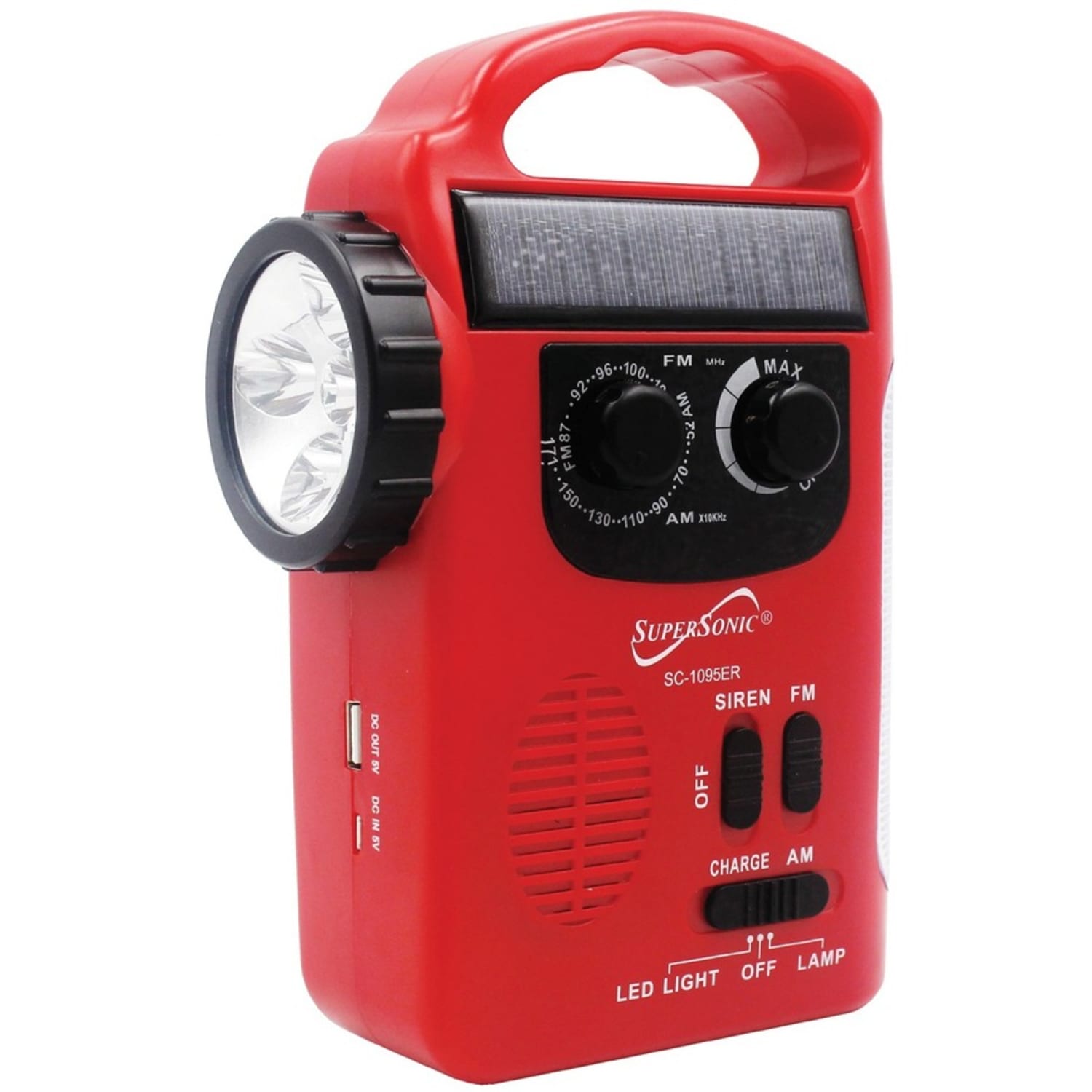 Supersonic Lantern - 5 x LED - 3 x AA - AC Supply, DC Supply, Solar - Image 4