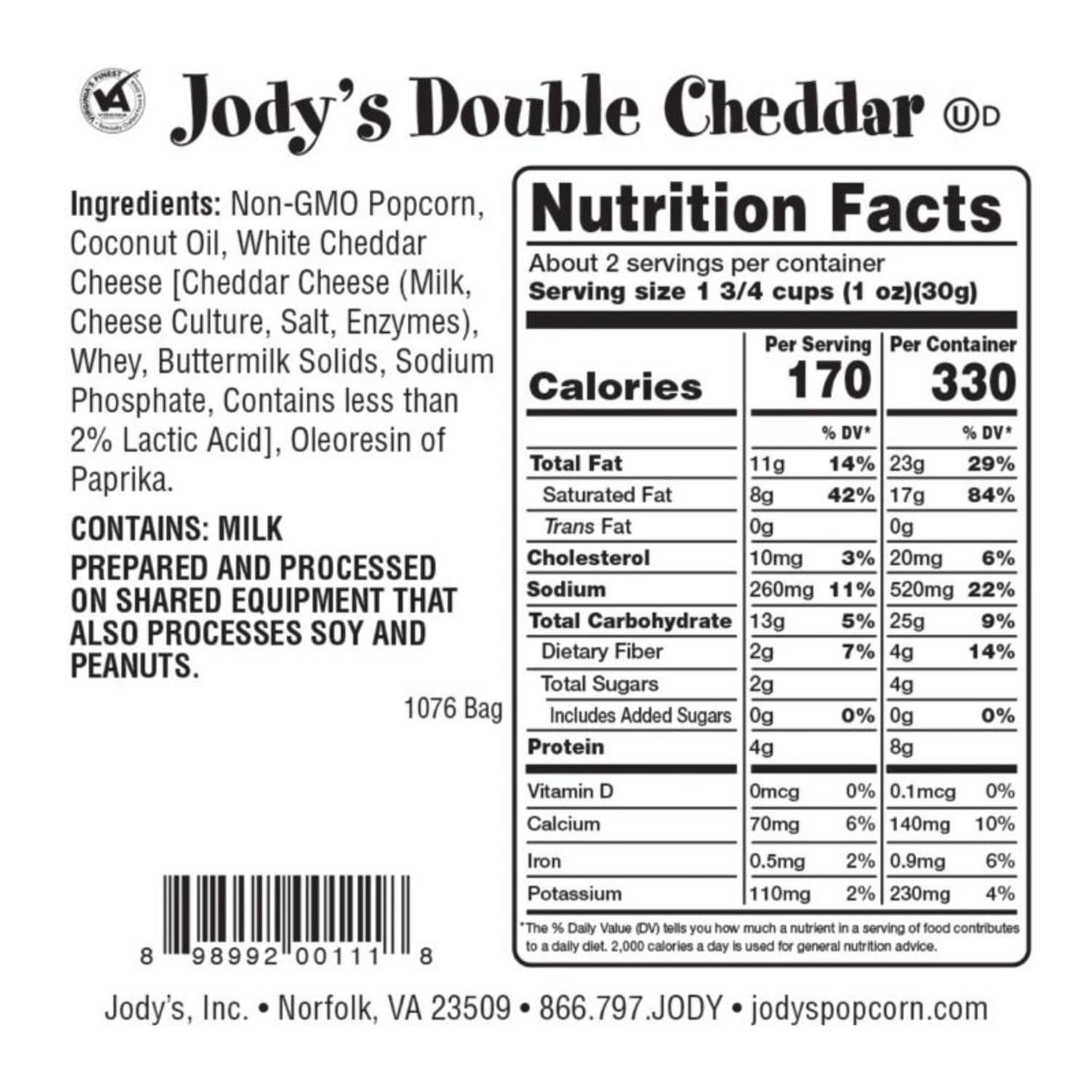 Jodys Popcorn Best Sellers Variety Popcorn, 2.2 Oz, Pack Of 6 Bags - Image 4