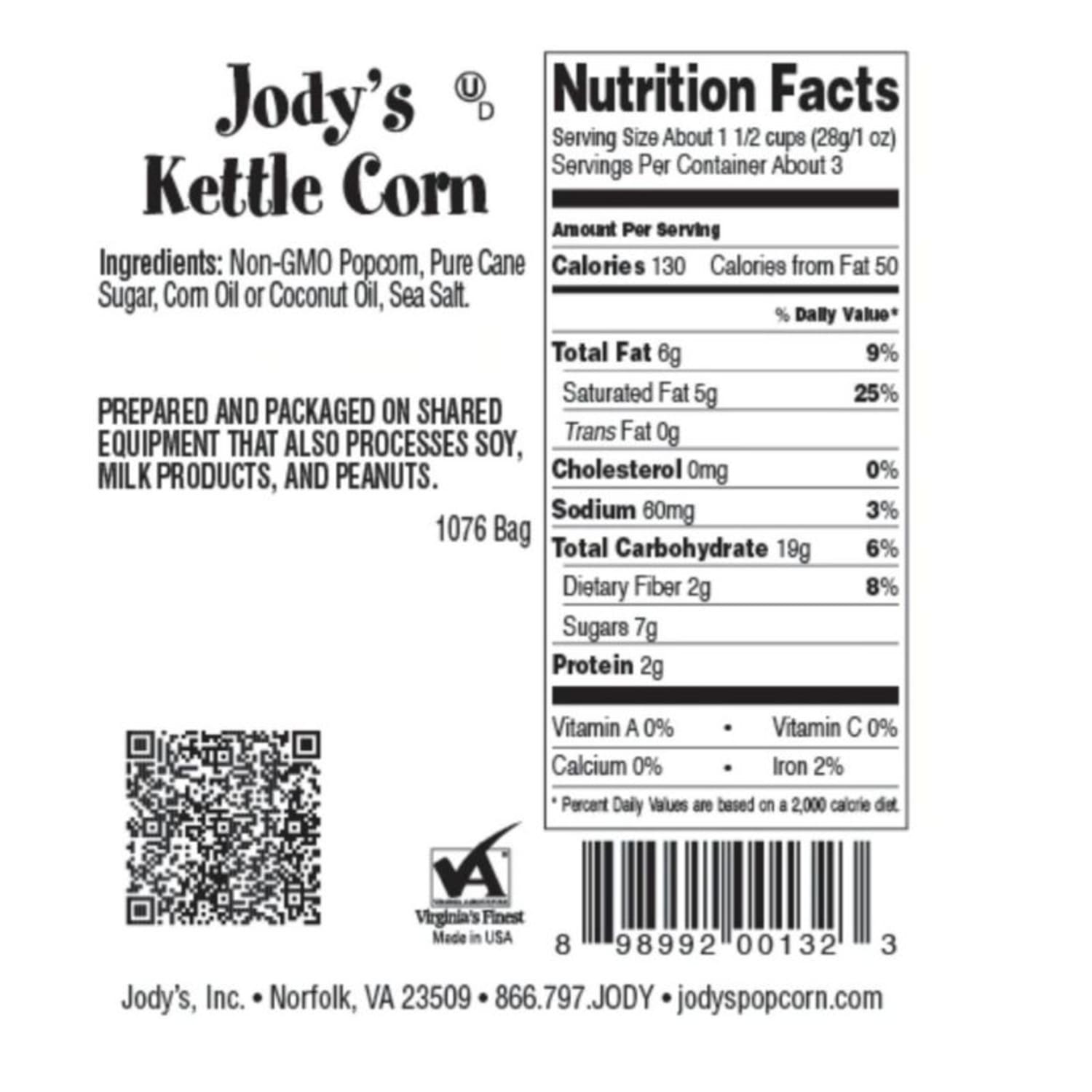 Jodys Popcorn Best Sellers Variety Popcorn, 2.2 Oz, Pack Of 6 Bags - Image 5