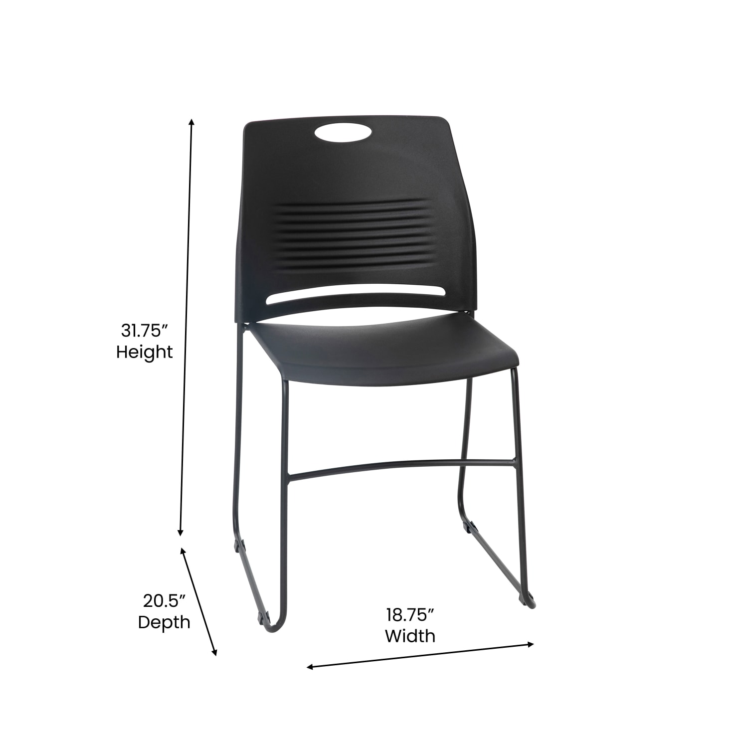 Flash Furniture HERCULES Commercial Grade 660lb Capacity Plastic Stack Chair With Carrying Handle Black PopularChairscom Flash Furniture HERCULES Commercial Grade 660 lb Capacity Plastic Stack Chair With Carrying Handle Black PopularChairscom