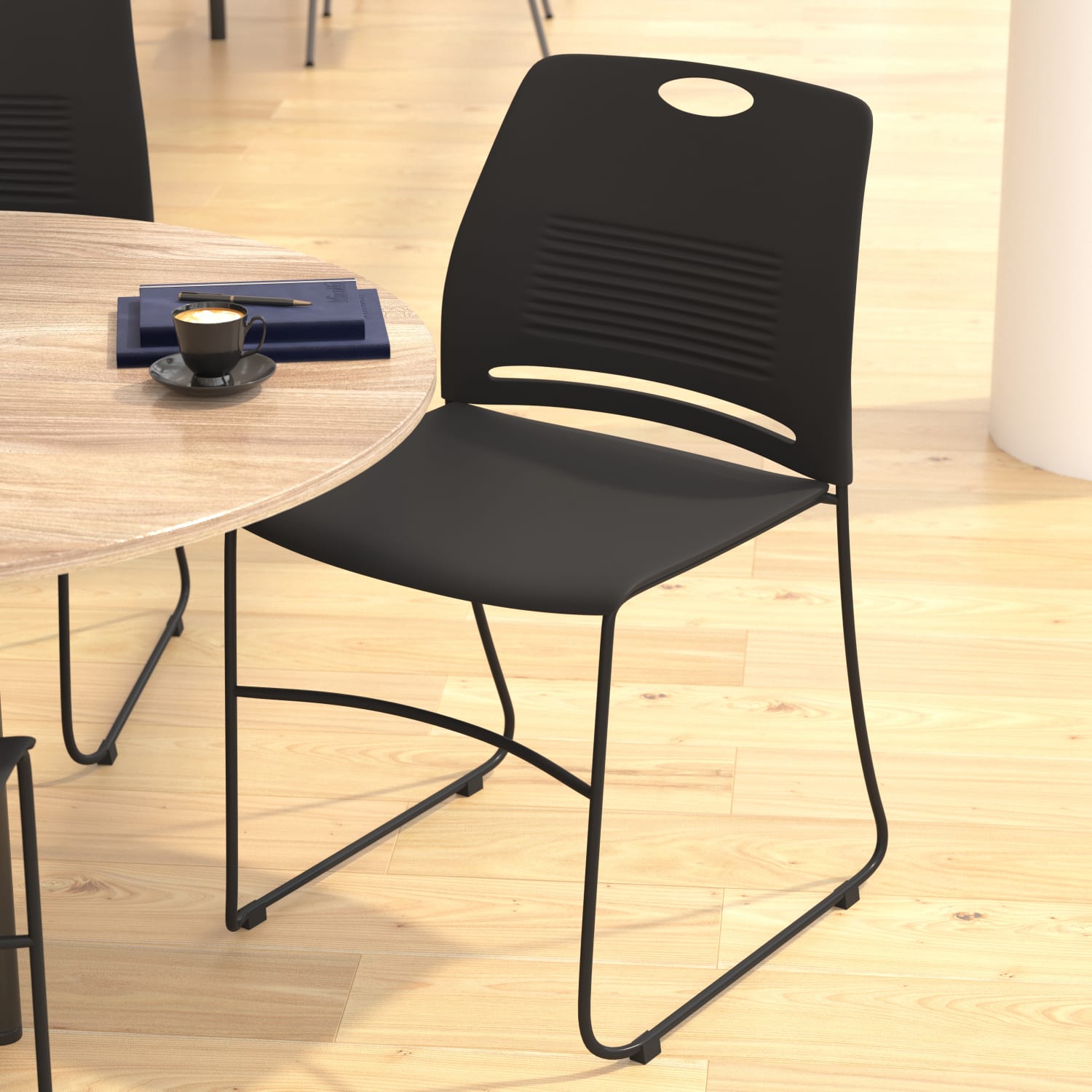 Flash Furniture HERCULES Commercial Grade 660lb Capacity Plastic Stack Chair With Carrying Handle Black PopularChairscom Flash Furniture HERCULES Commercial Grade 660 lb Capacity Plastic Stack Chair With Carrying Handle Black PopularChairscom